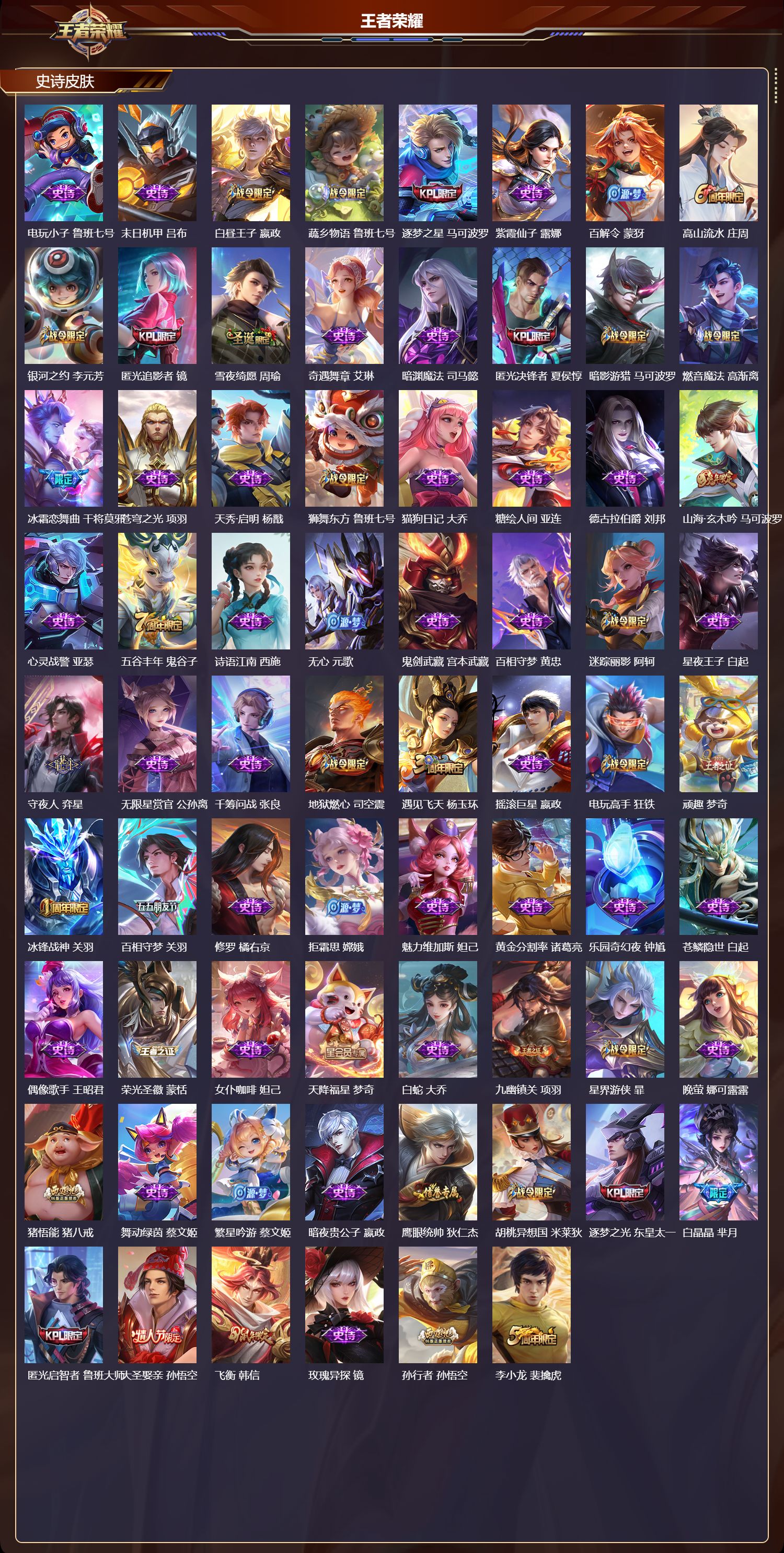 WZCMW4153958王者荣耀账号详情图9