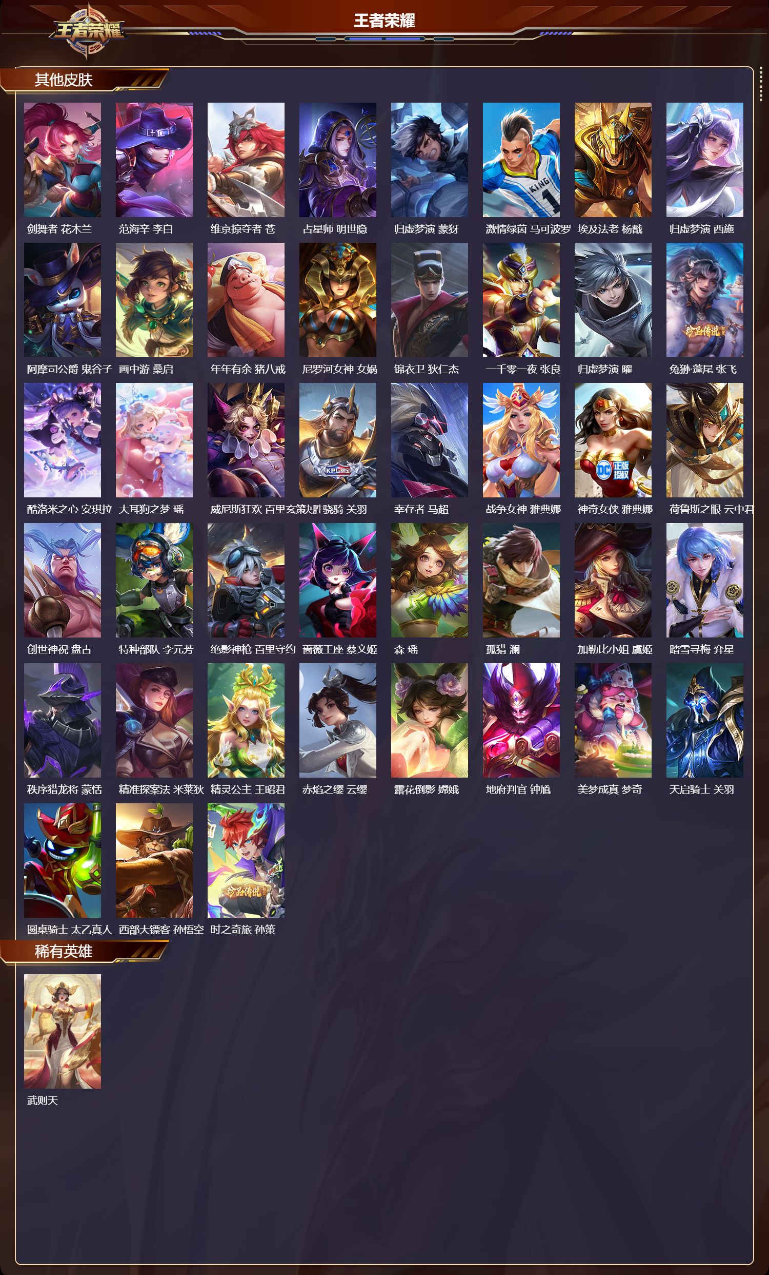 WZCMW4153958王者荣耀账号详情图15