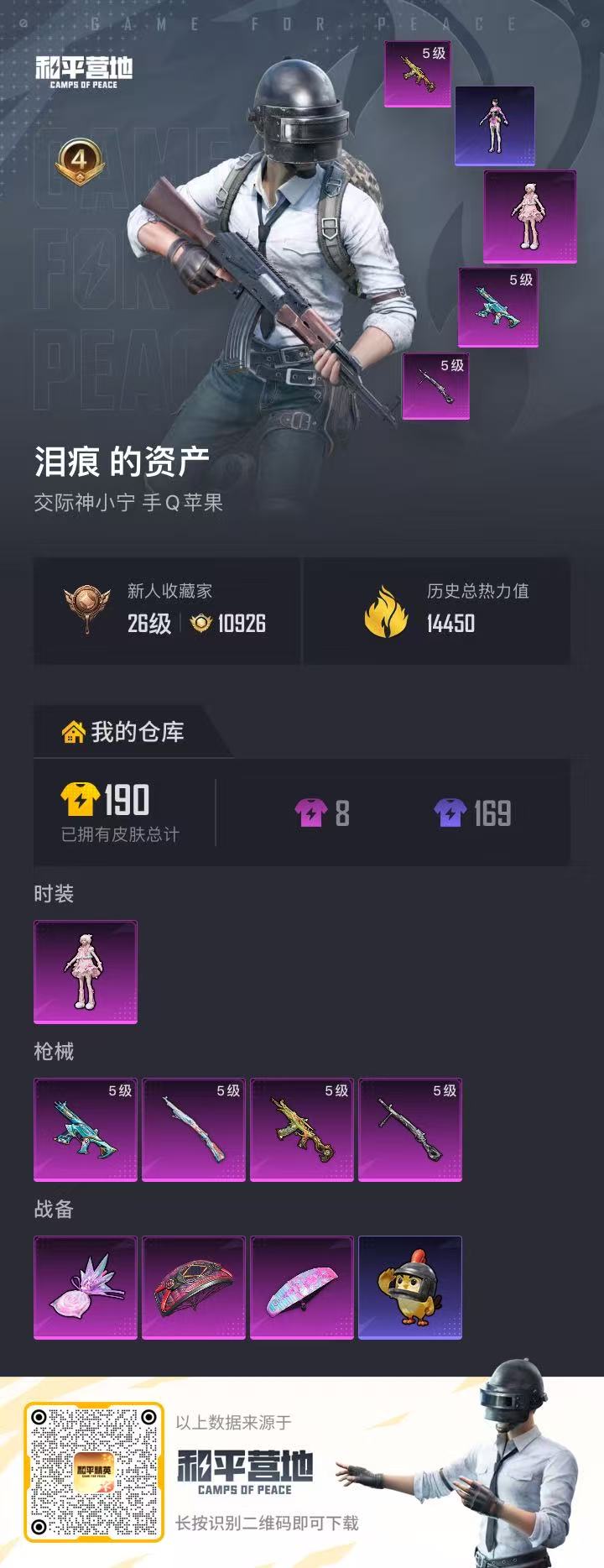 HPCMW485058和平精英账号详情图5