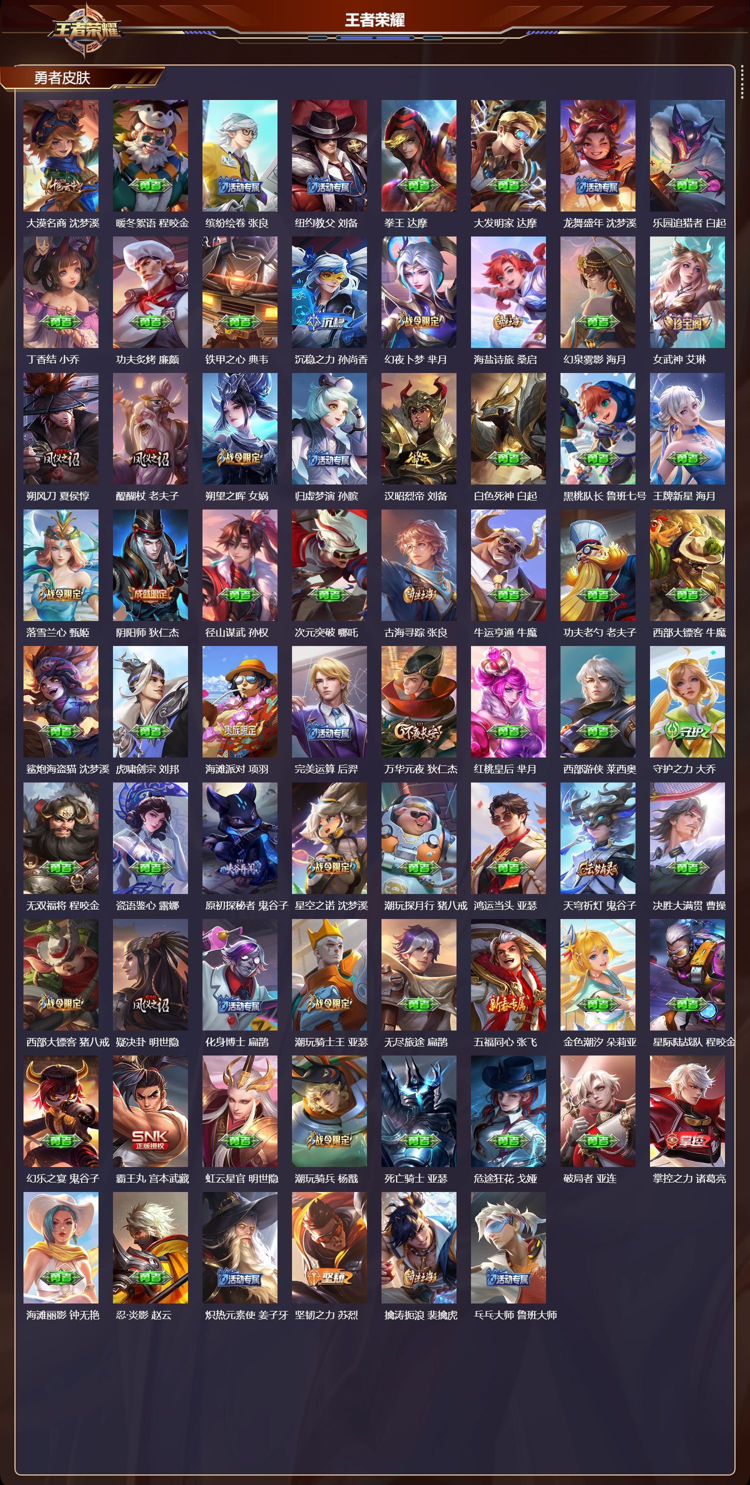 WZQM4160372王者荣耀账号详情图5