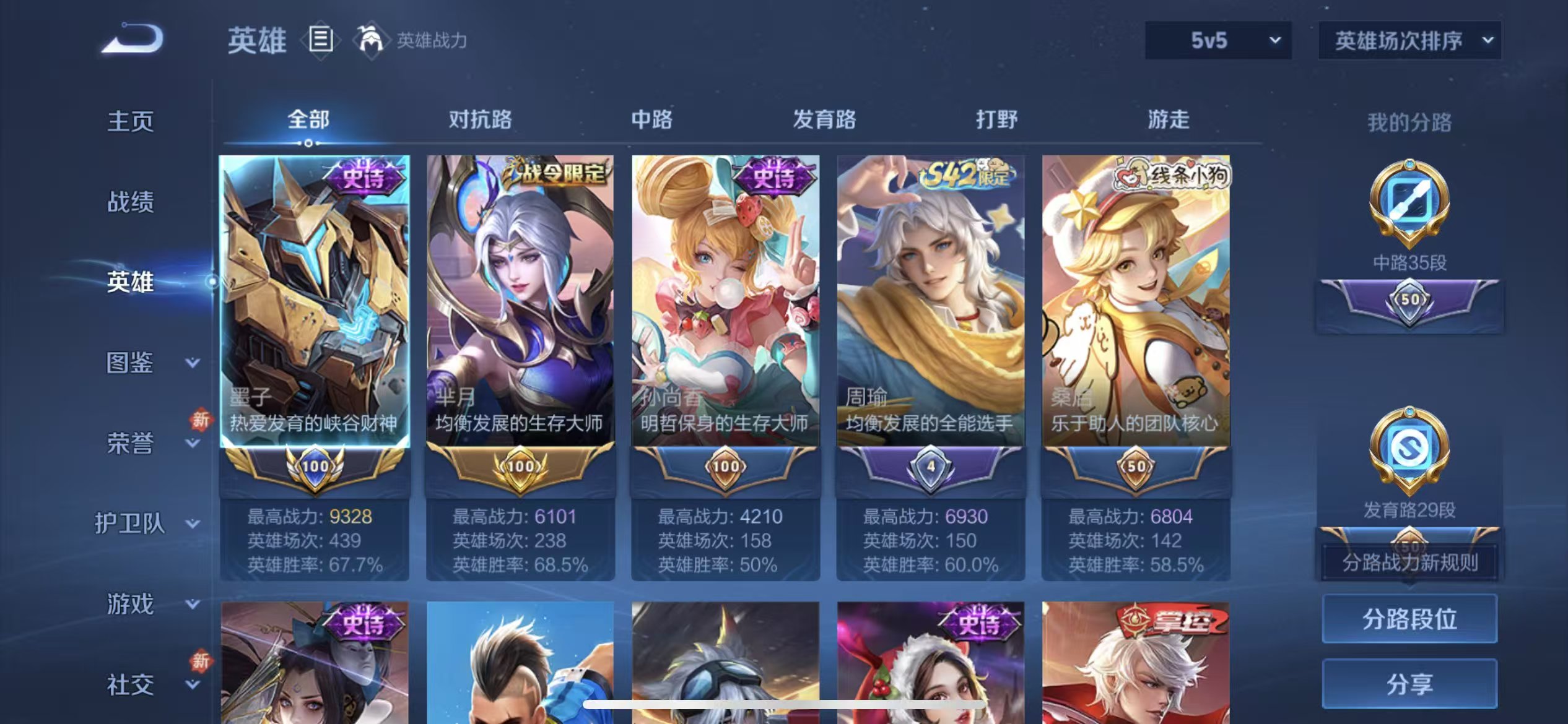 WZCMW4155809王者荣耀账号详情图5