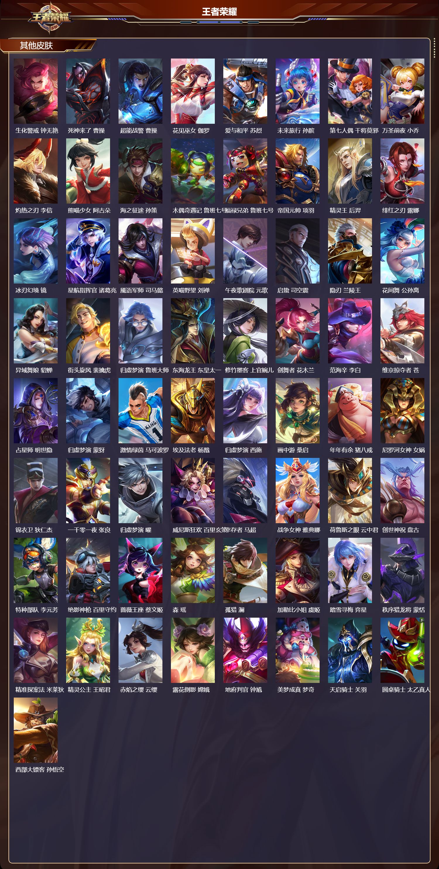 WZQM4160414王者荣耀账号详情图6