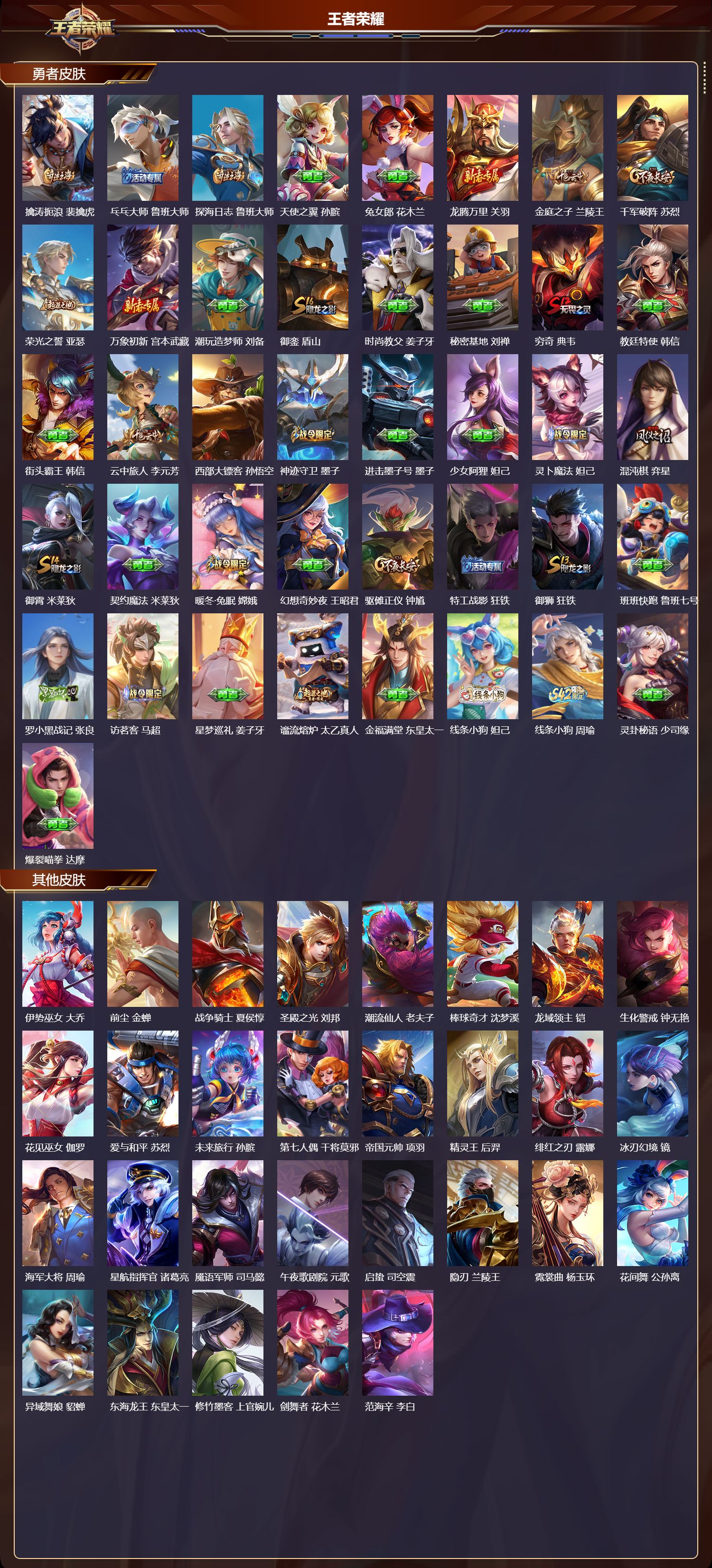 WZQM4160380王者荣耀账号详情图5