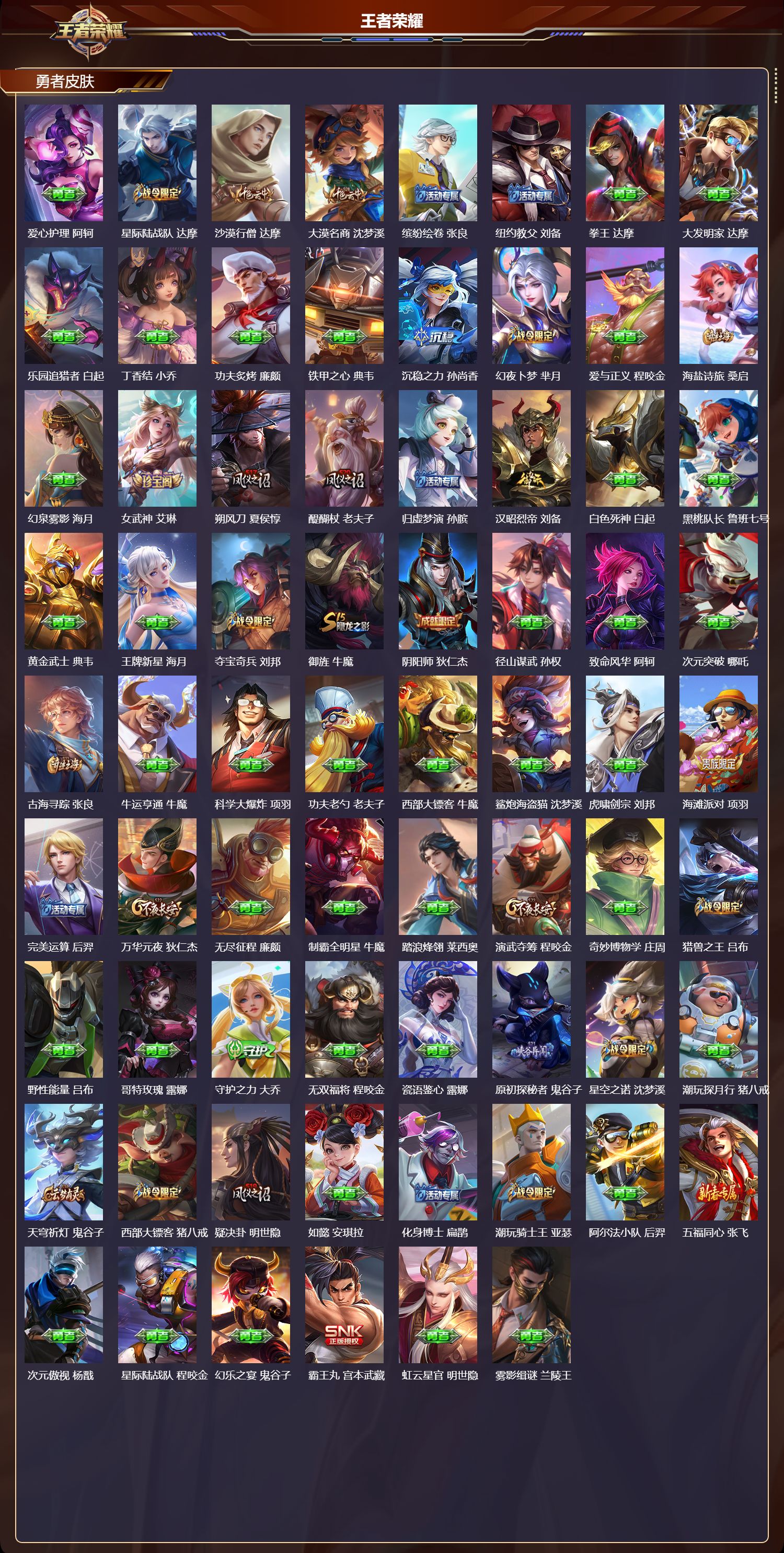 WZMK4155862王者荣耀账号详情图4 WZMK4155862王者荣耀账号详情图4