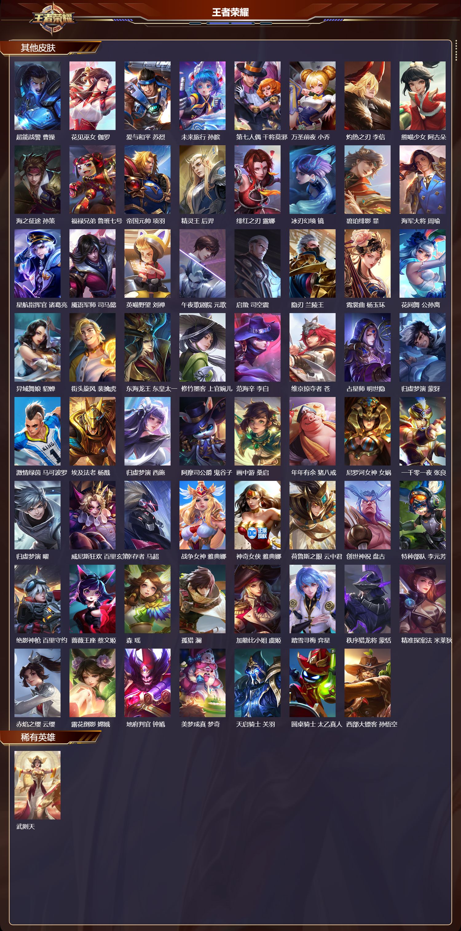 WZQM4160372王者荣耀账号详情图7