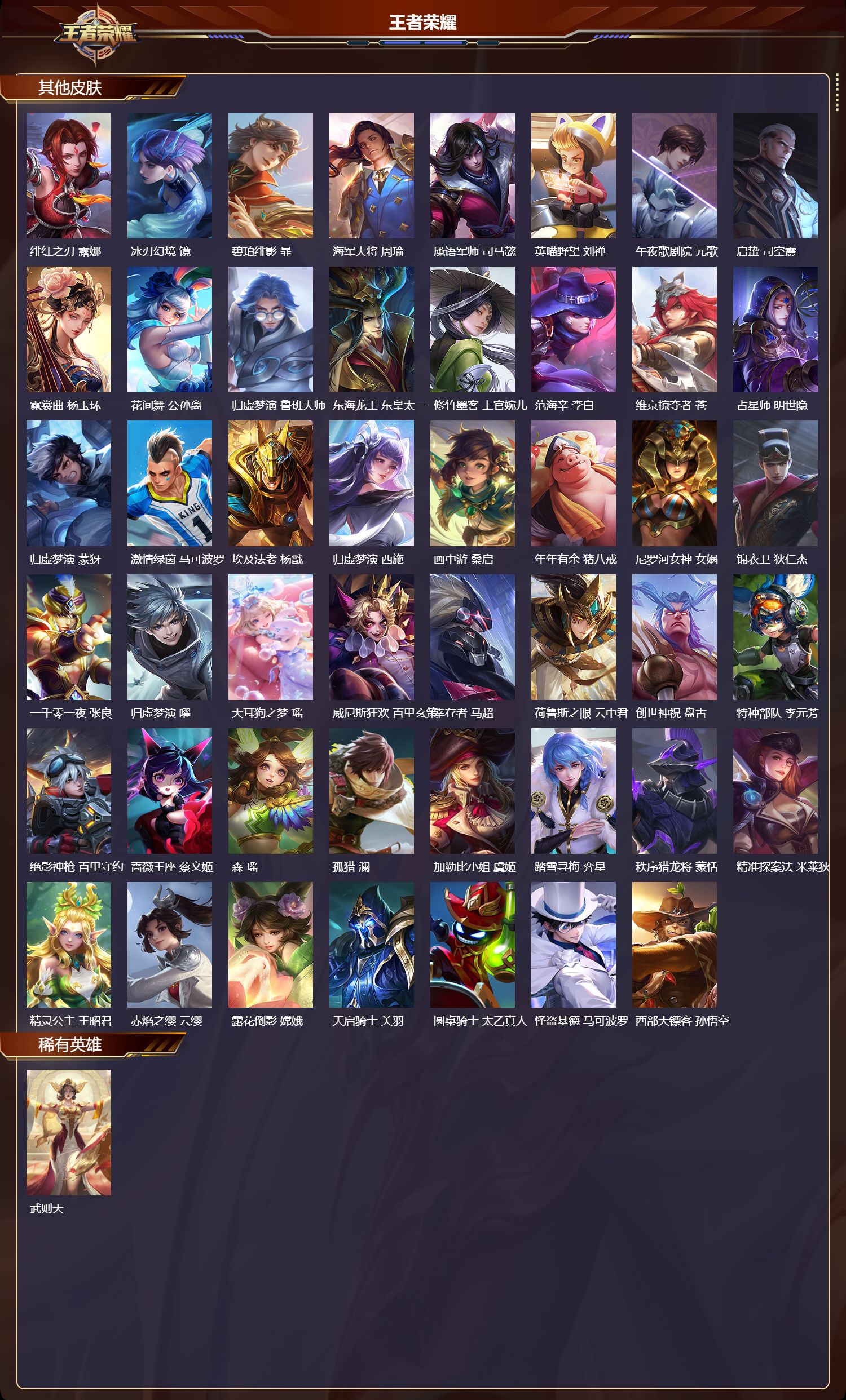 WZQM4160340王者荣耀账号详情图8