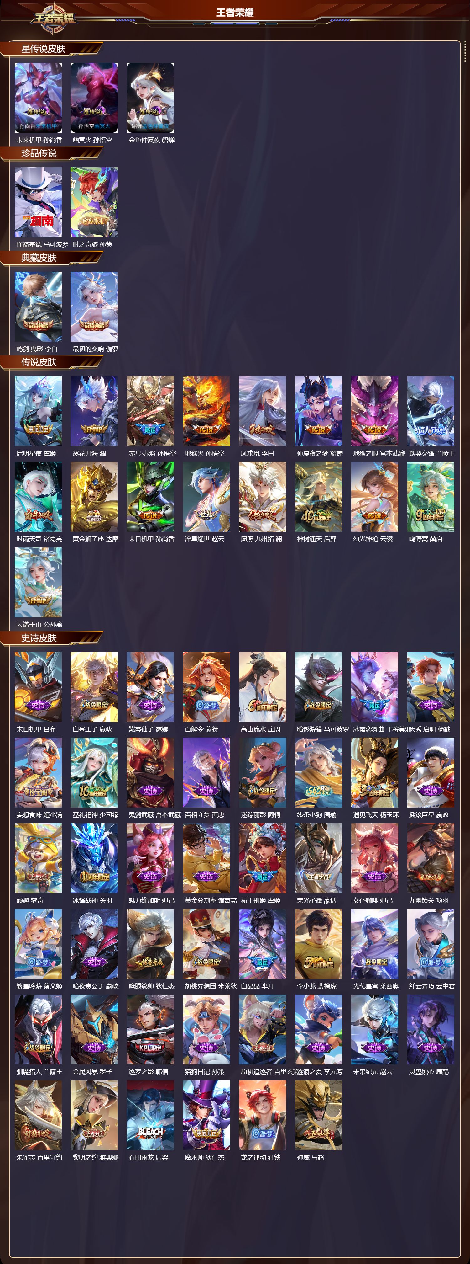 WZQM4160413王者荣耀账号详情图3