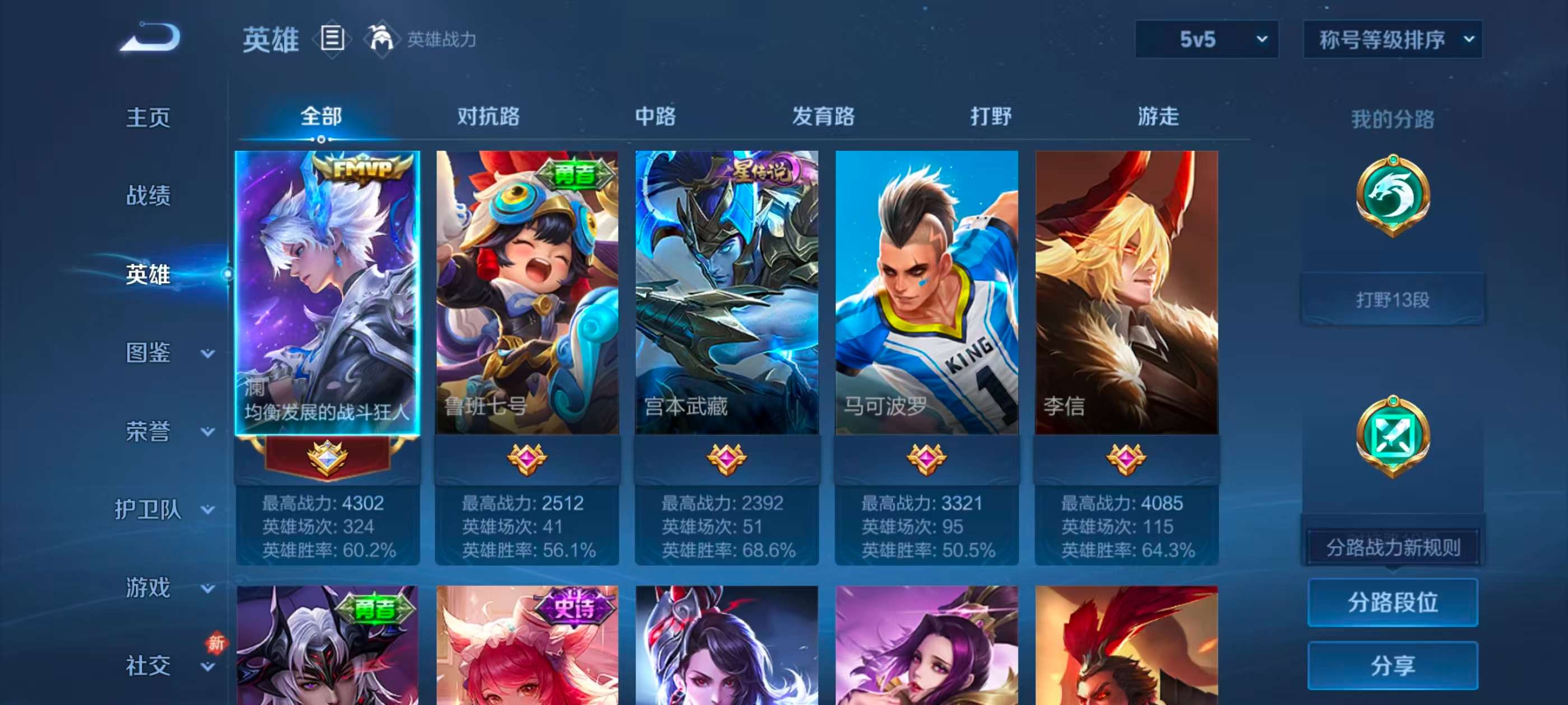 WZCMW4155813王者荣耀账号详情图4