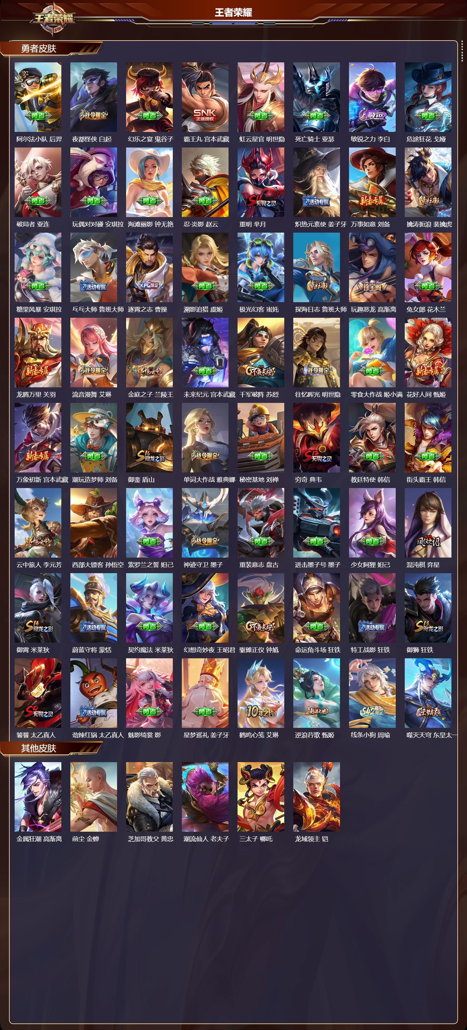 WZQM4156196王者荣耀账号详情图5 WZQM4156196王者荣耀账号详情图5