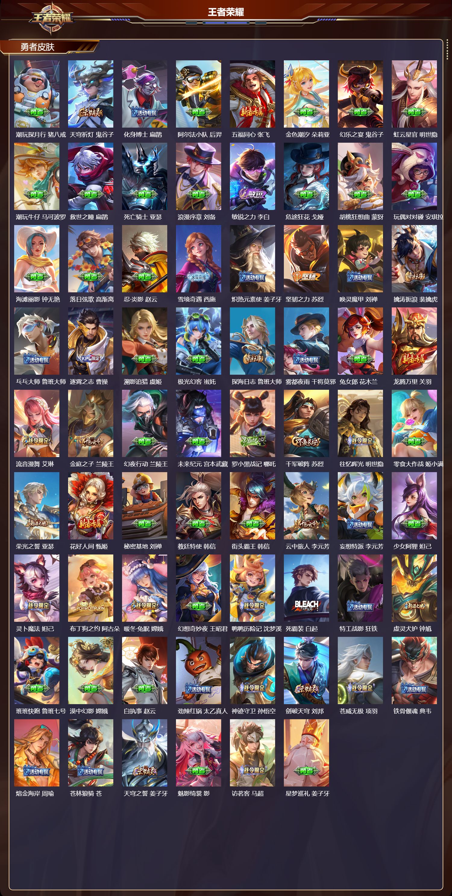 WZQM4155981王者荣耀账号详情图5