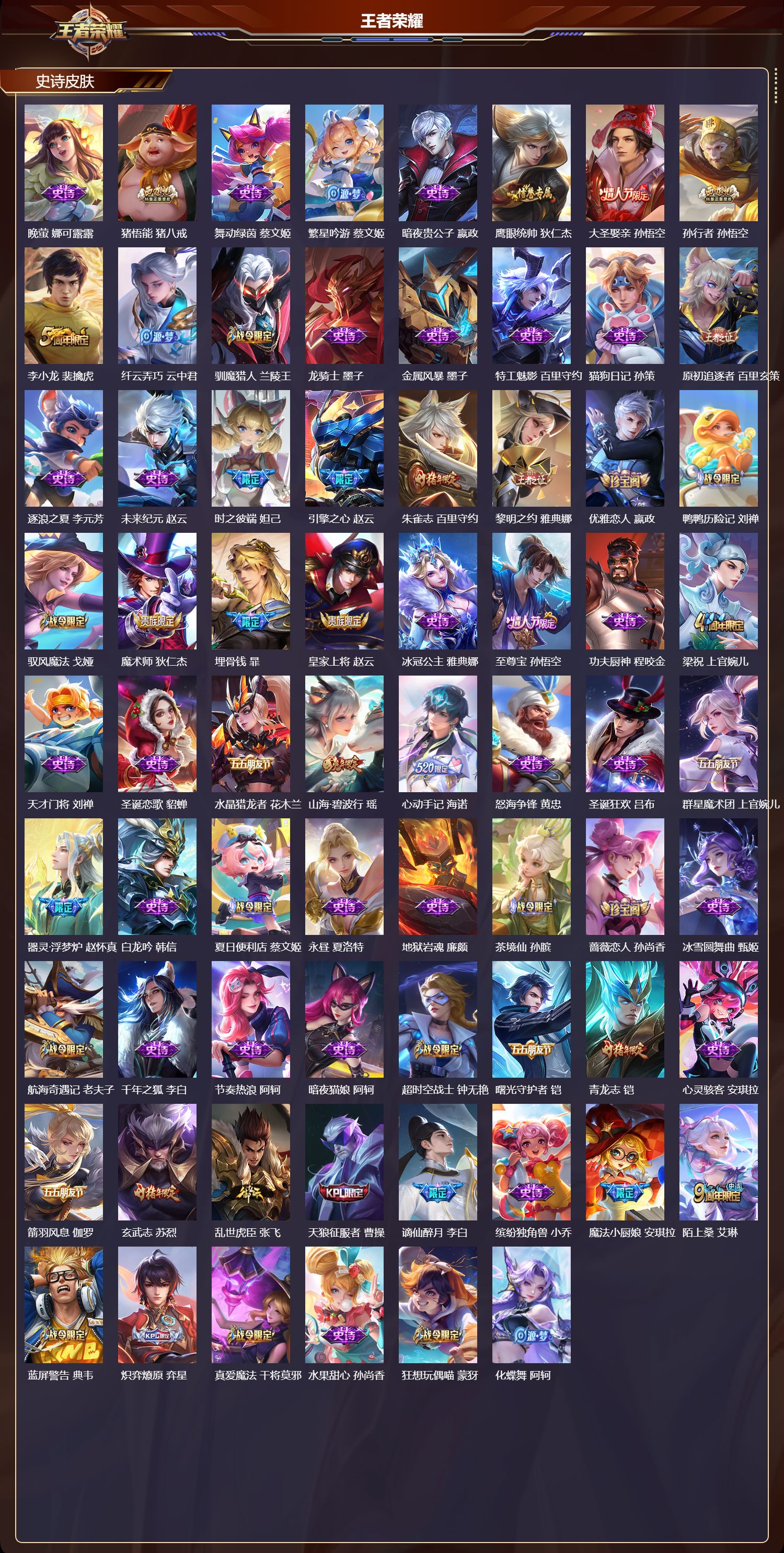 WZQM4156304王者荣耀账号详情图4