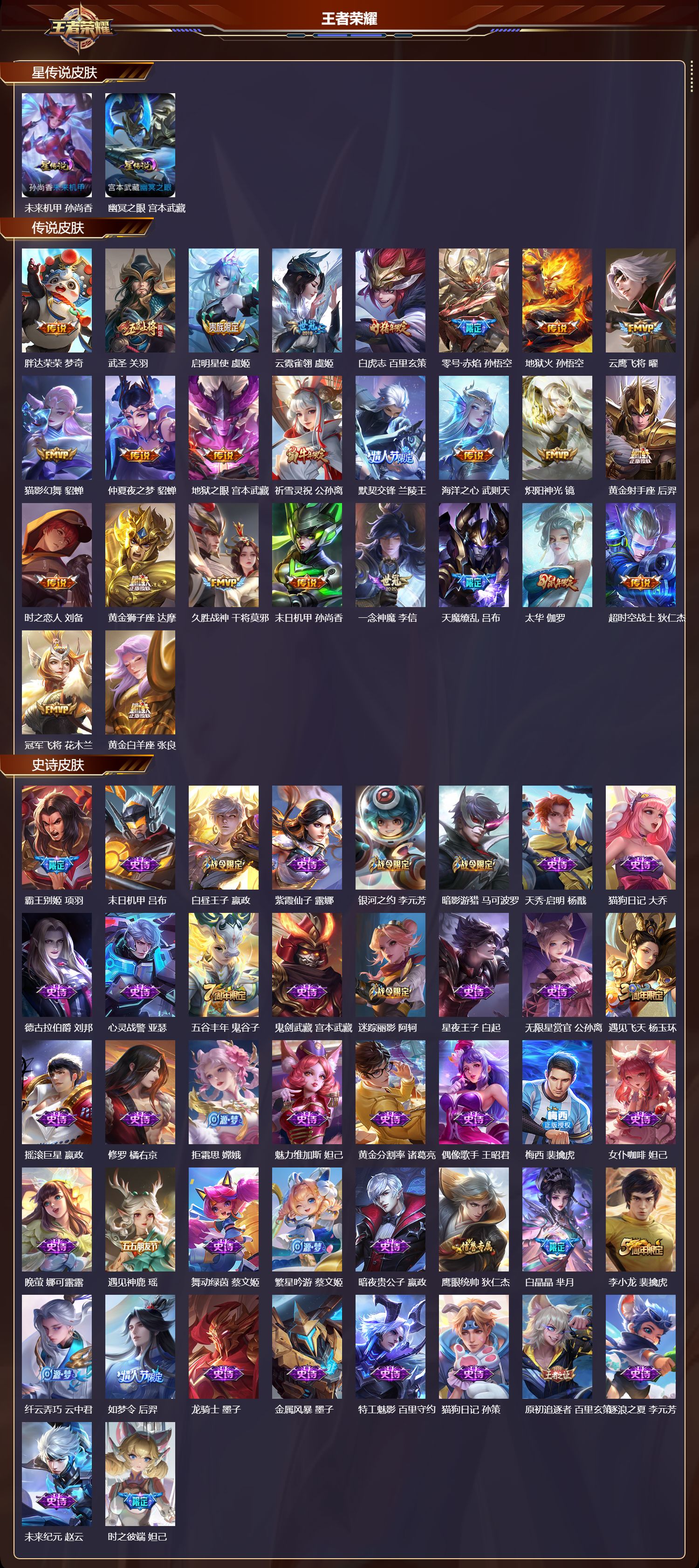 WZQM4155973王者荣耀账号详情图3