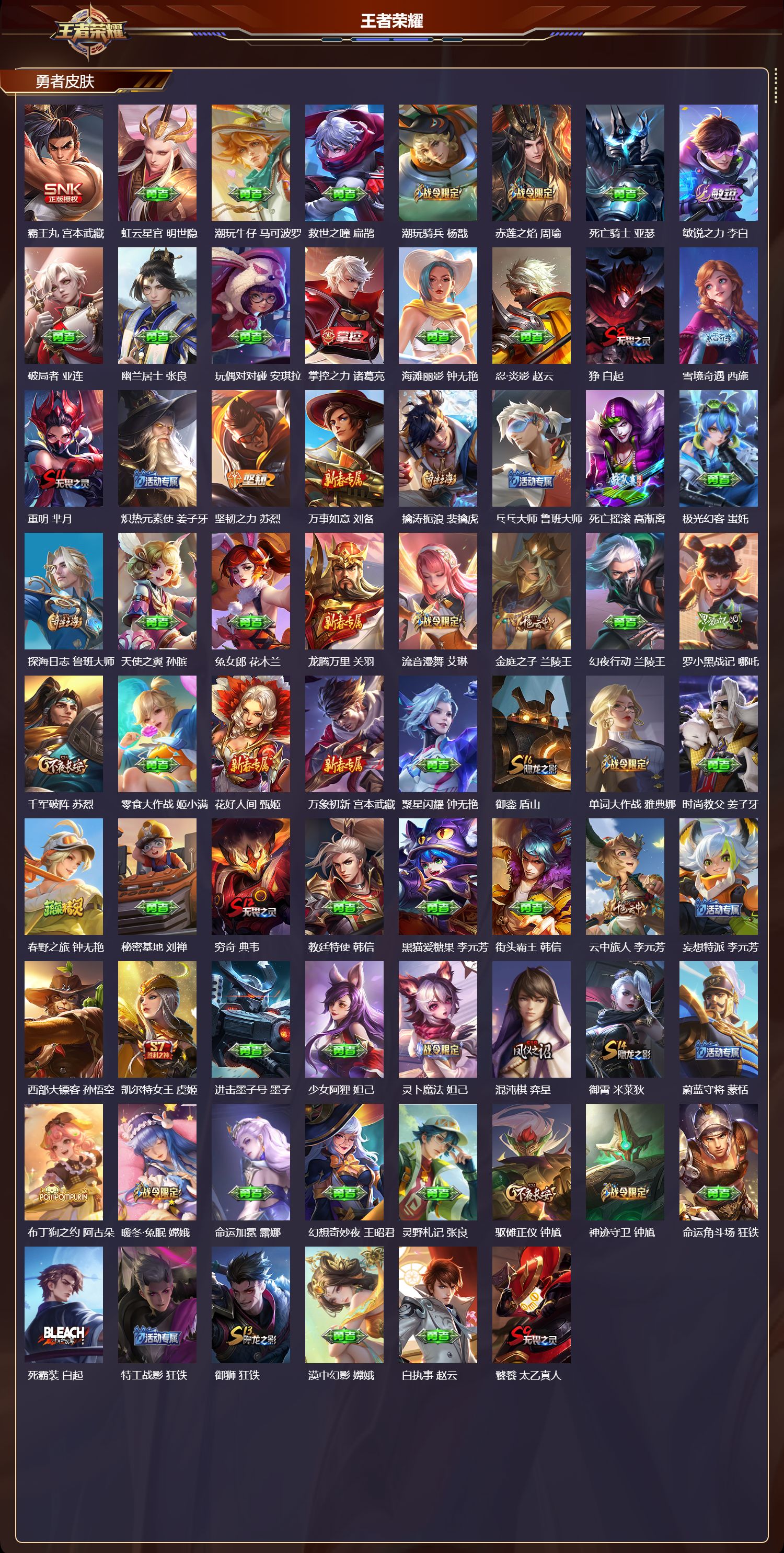 WZQM4155974王者荣耀账号详情图6