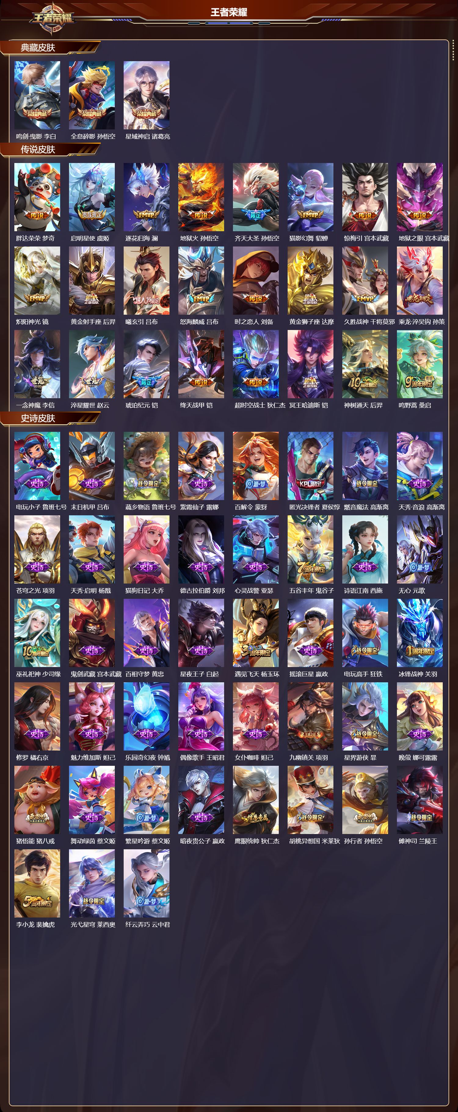 WZCMW4156152王者荣耀账号详情图6 WZCMW4156152王者荣耀账号详情图6