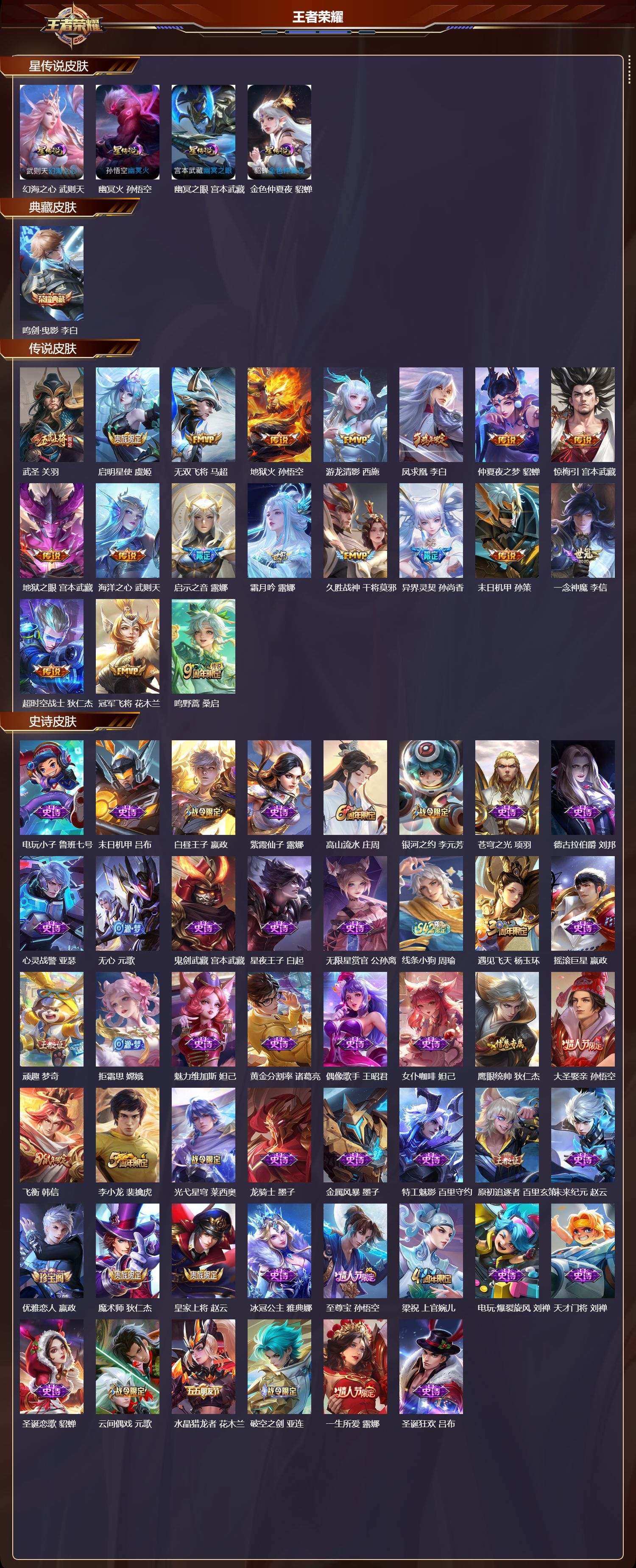 WZQM4155979王者荣耀账号详情图3 WZQM4155979王者荣耀账号详情图3