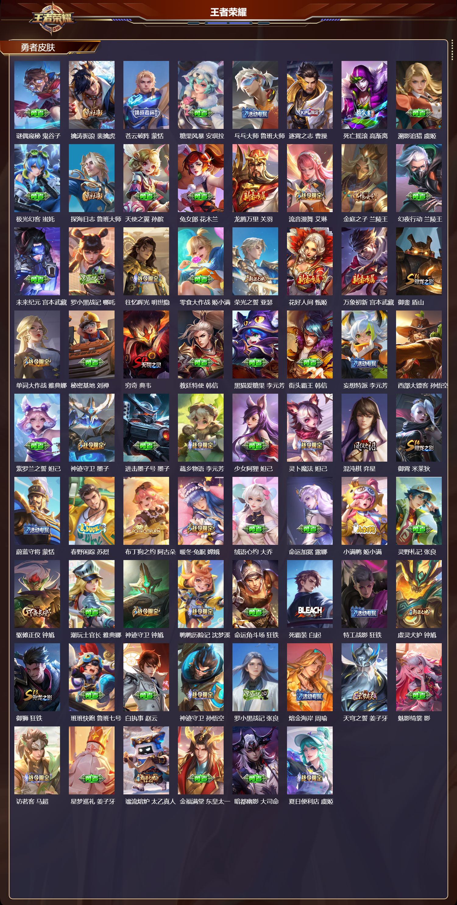 WZQM4156200王者荣耀账号详情图6