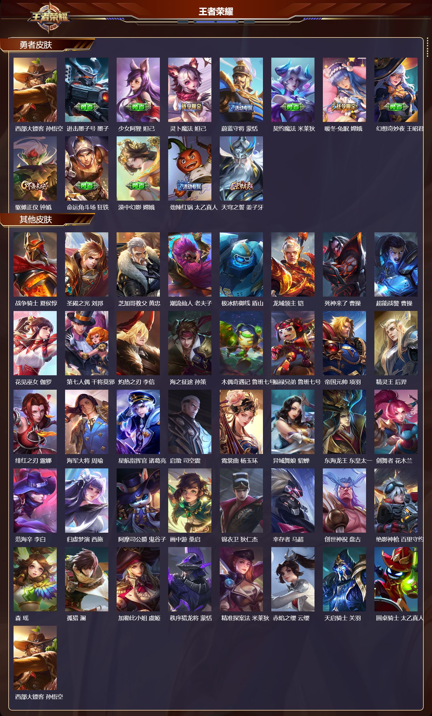 WZMK4155868王者荣耀账号详情图4