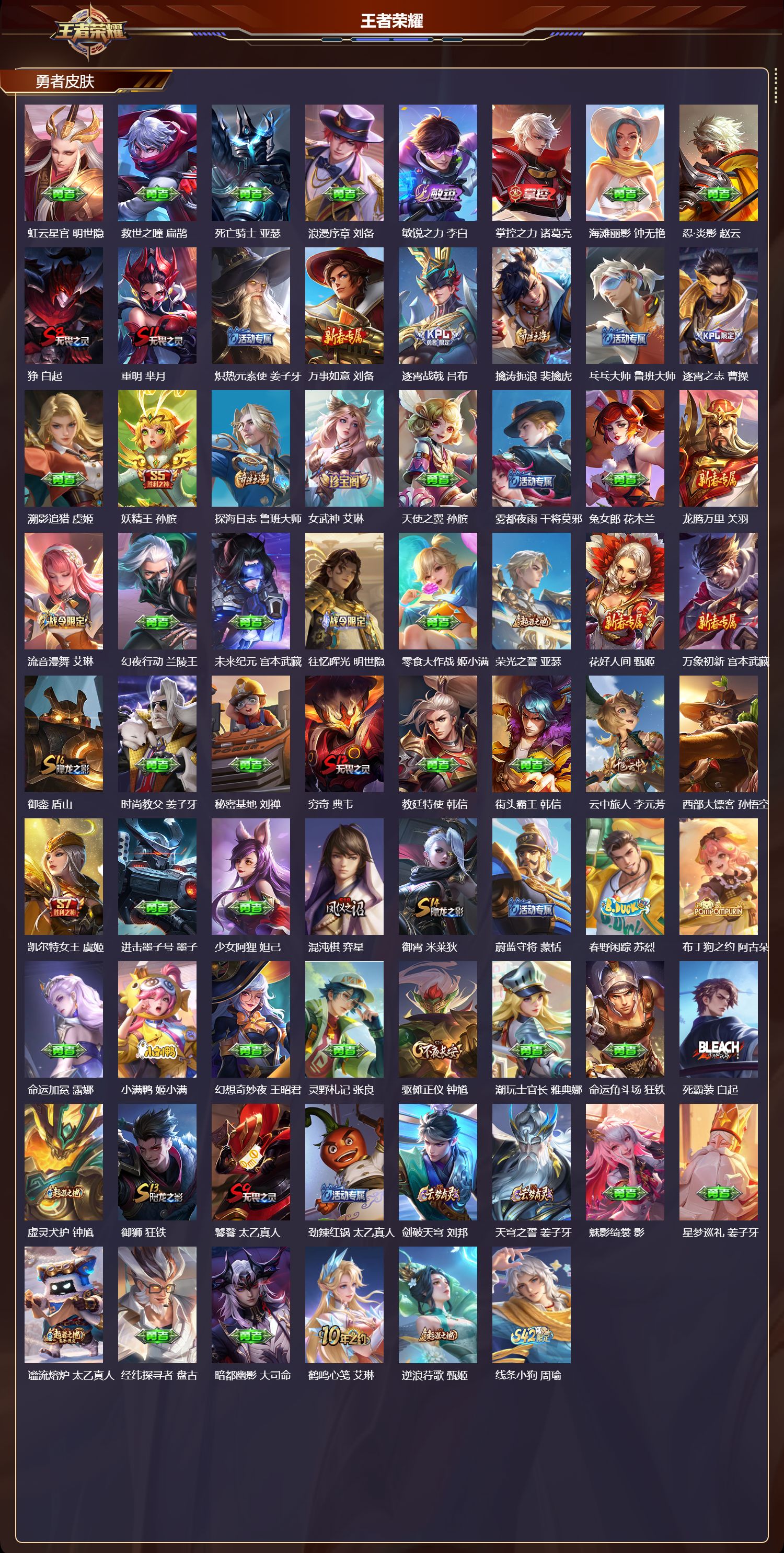 WZQM4156107王者荣耀账号详情图5