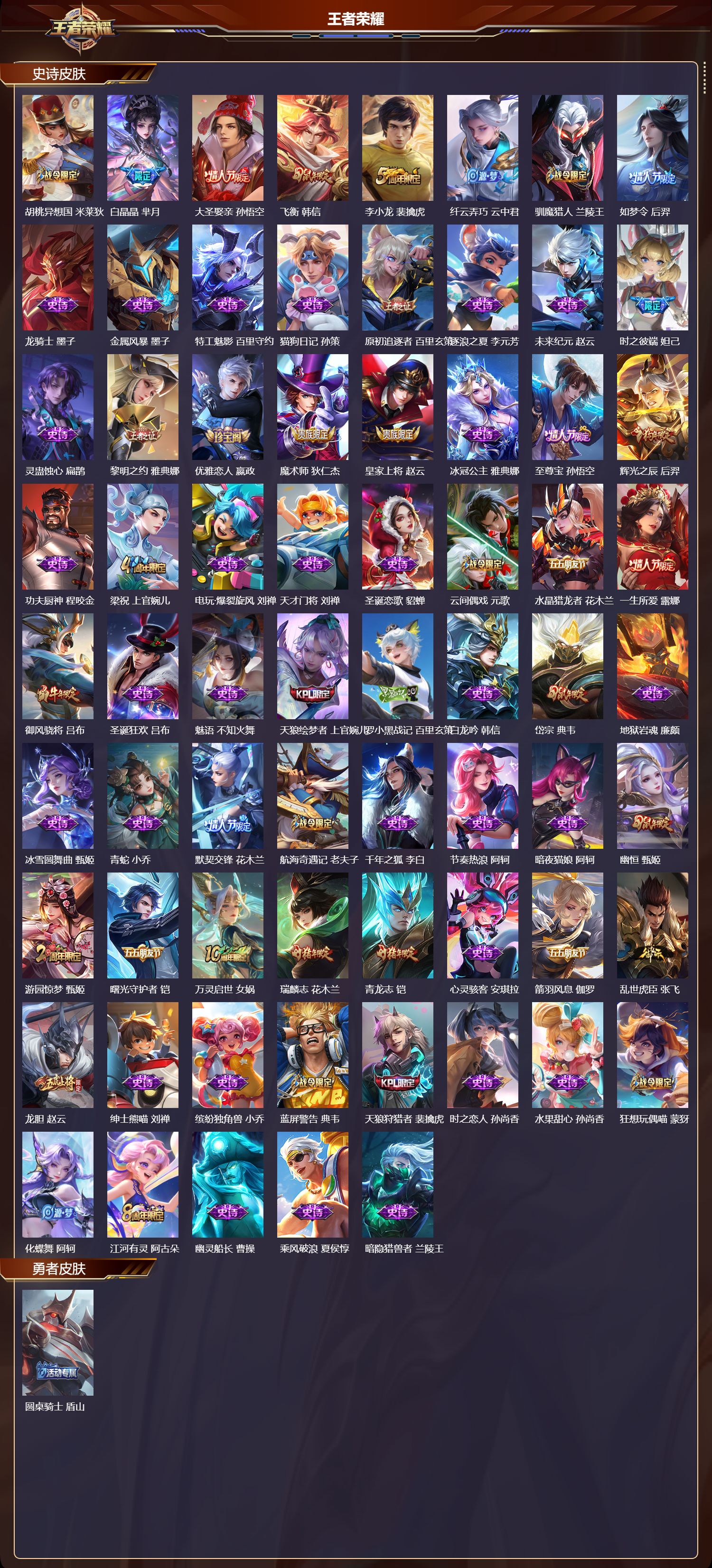 WZMK4158534王者荣耀账号详情图3 WZMK4158534王者荣耀账号详情图3