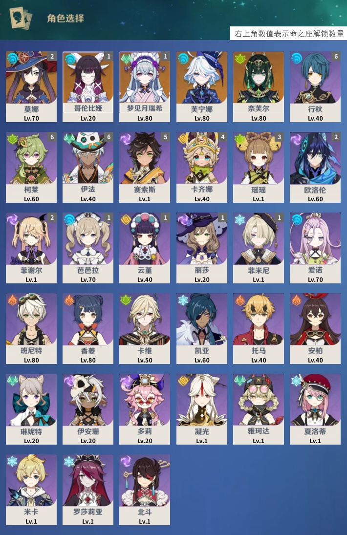 YSMK42224原神账号详情图3