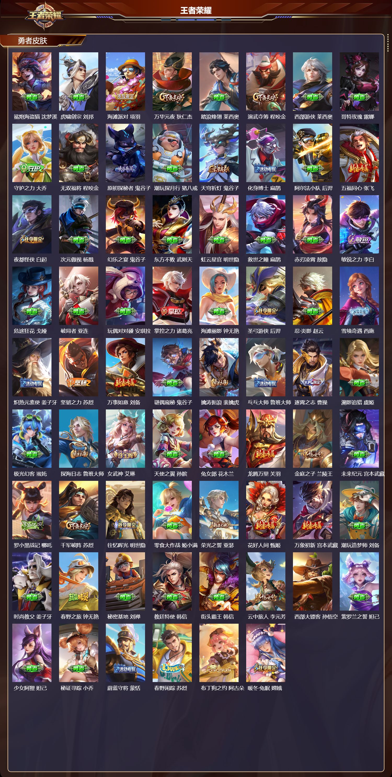 WZQM4161863王者荣耀账号详情图5