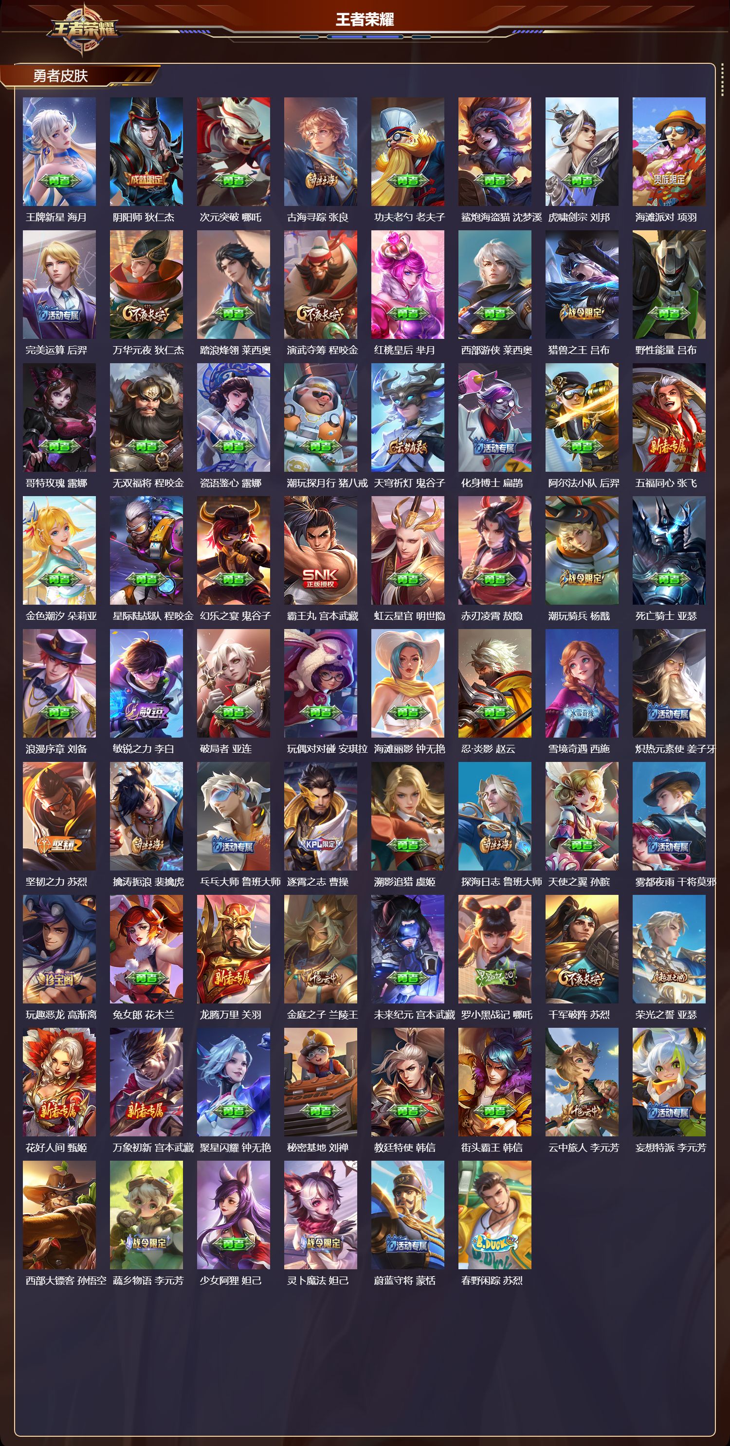 WZQM4161643王者荣耀账号详情图5