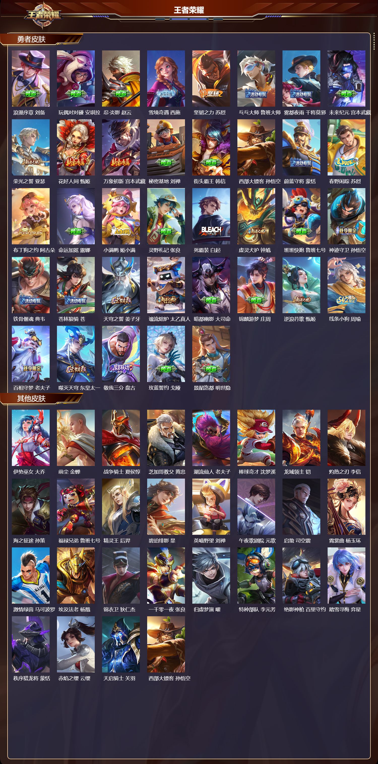 WZMK4161519王者荣耀账号详情图3