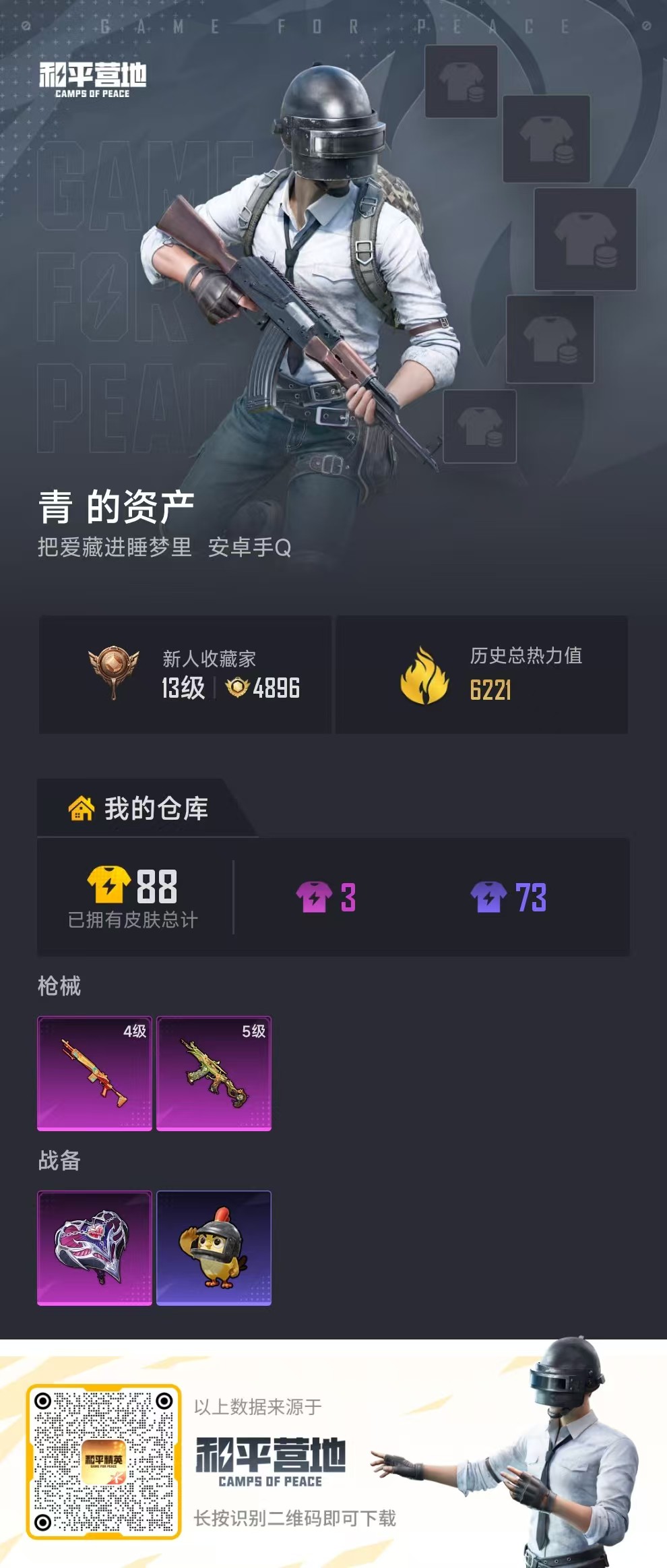 HPSJ487861和平精英账号详情图2