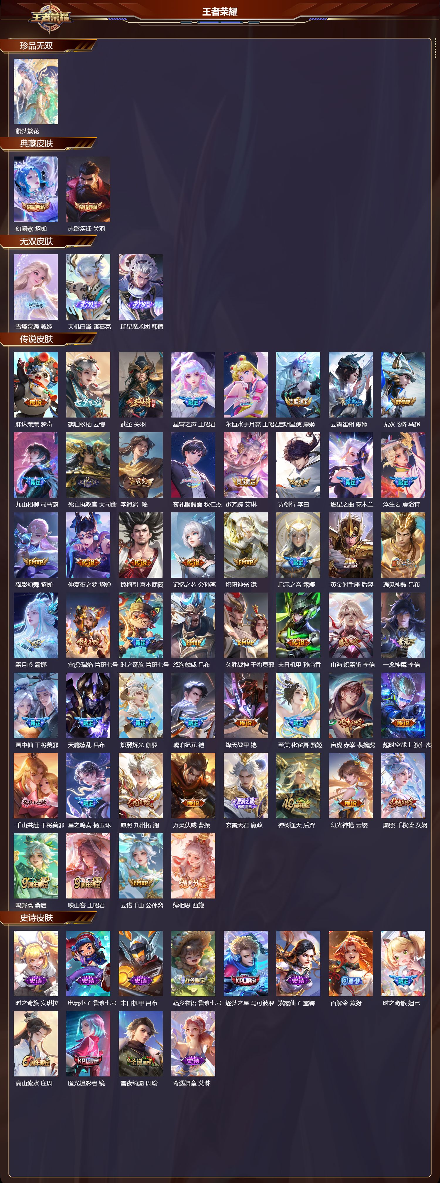 WZCMW4158788王者荣耀账号详情图6