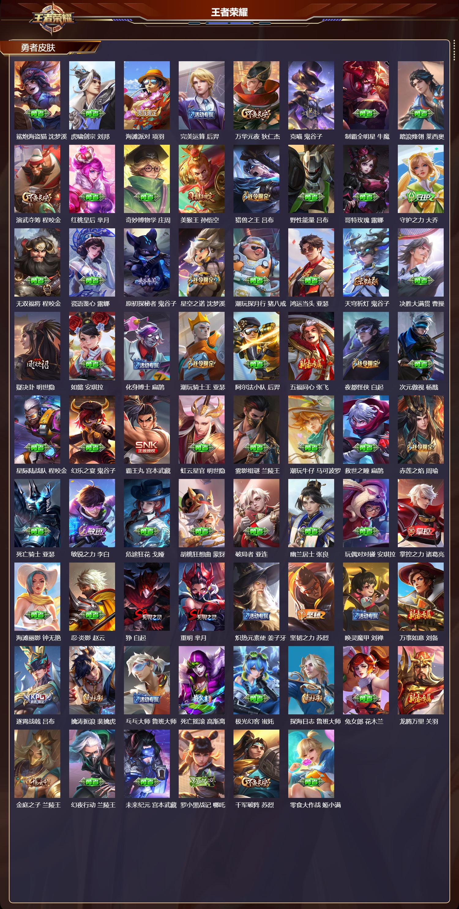 WZQM4161747王者荣耀账号详情图5