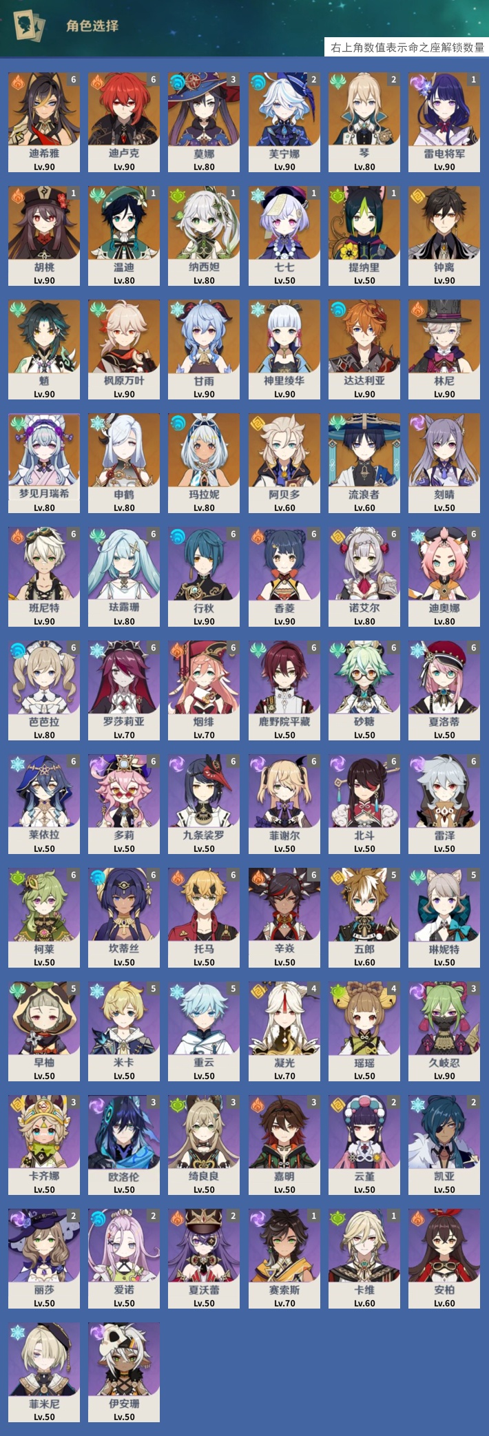 YSMK42235原神账号详情图3