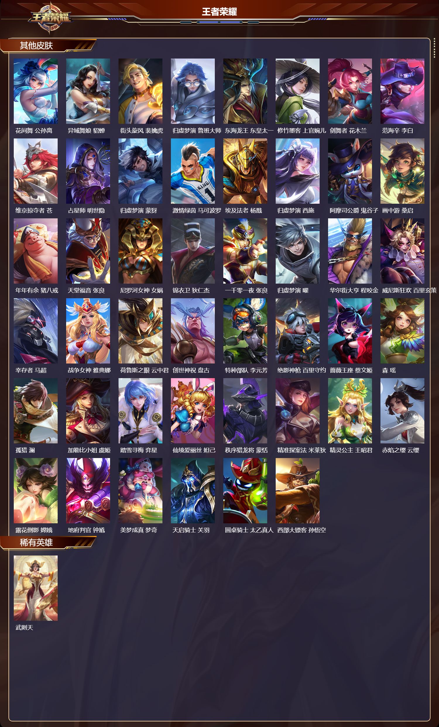 WZMK4161558王者荣耀账号详情图7 WZMK4161558王者荣耀账号详情图7