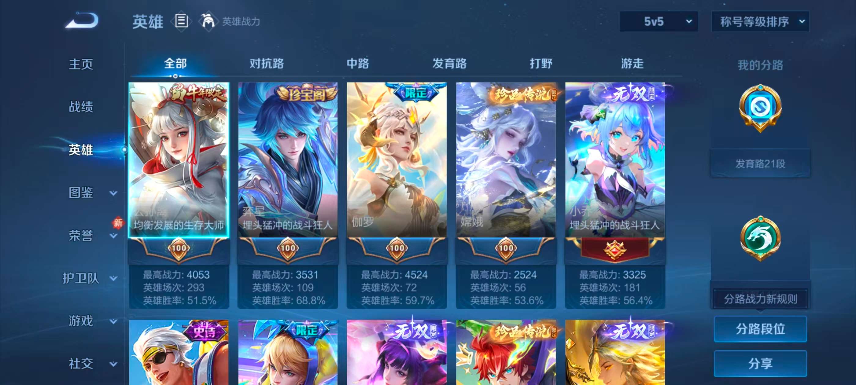 WZCMW4161073王者荣耀账号详情图3