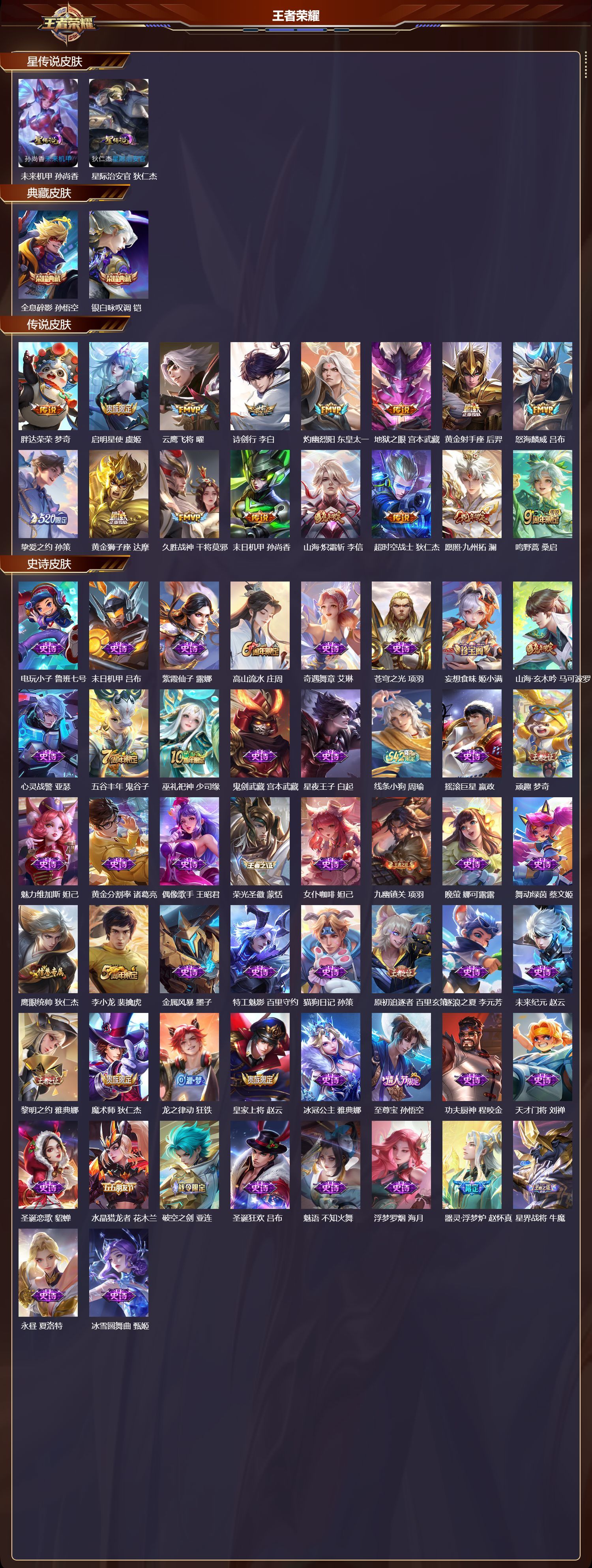 WZQM4162187王者荣耀账号详情图3 WZQM4162187王者荣耀账号详情图3