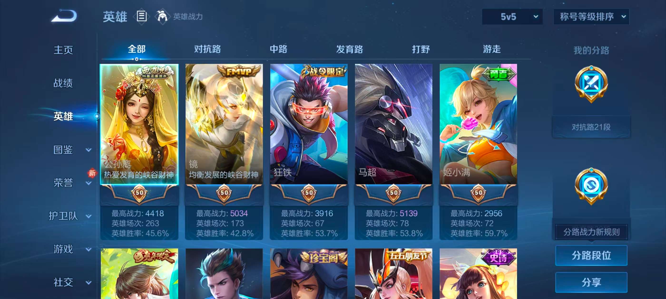 WZCMW4160862王者荣耀账号详情图7