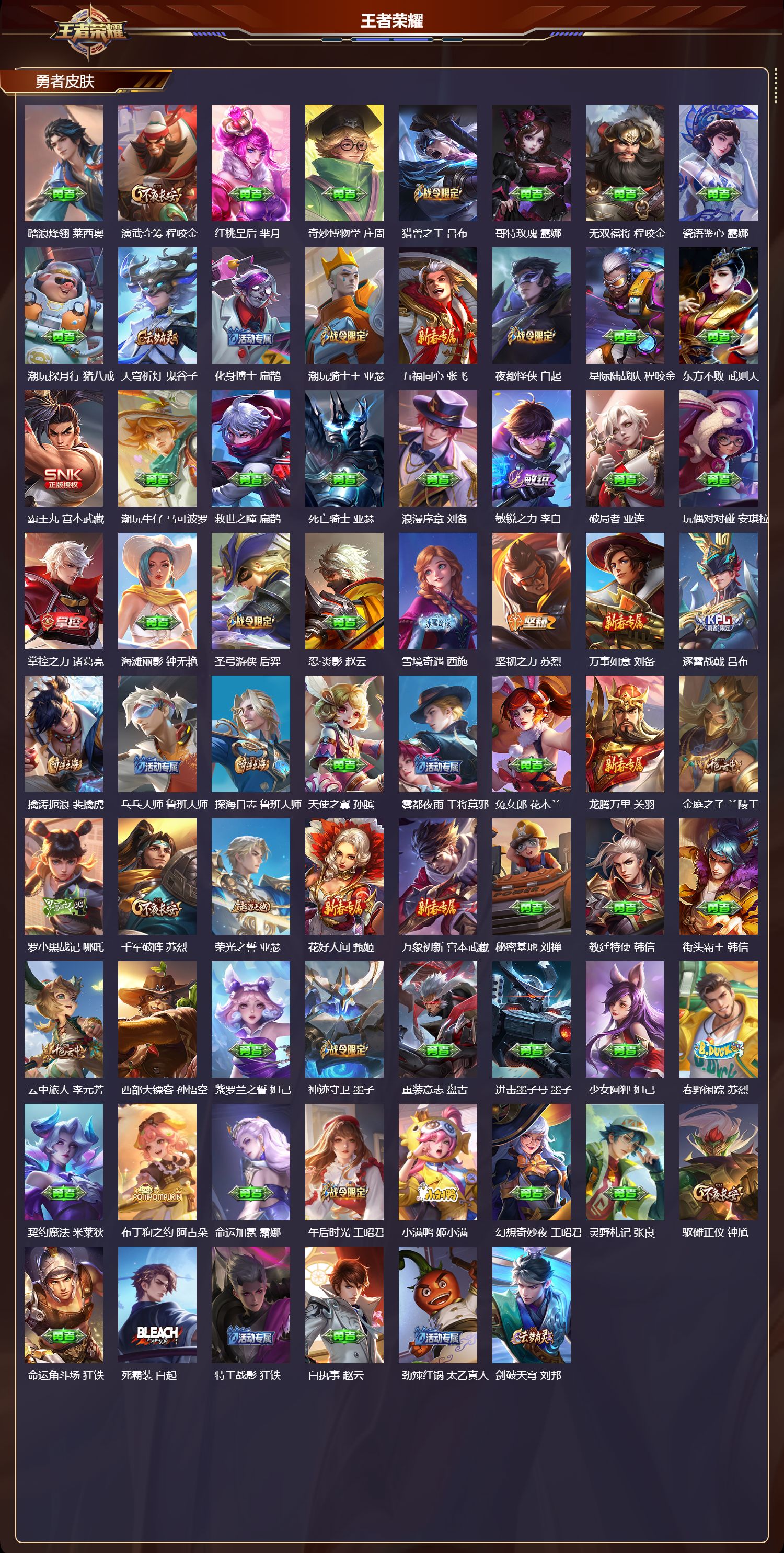 WZQM4162073王者荣耀账号详情图5