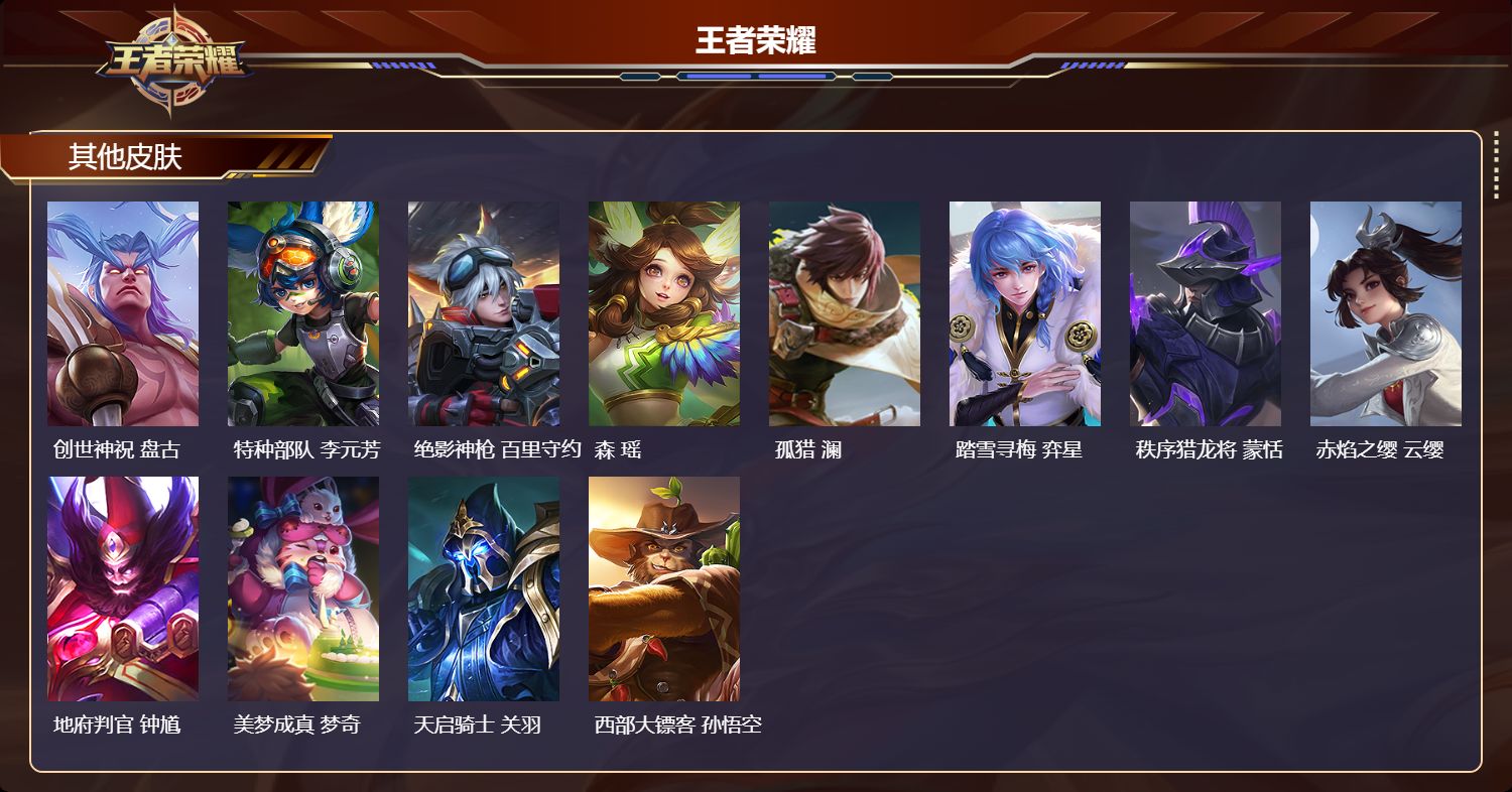 WZCMW4161290王者荣耀账号详情图10 WZCMW4161290王者荣耀账号详情图10