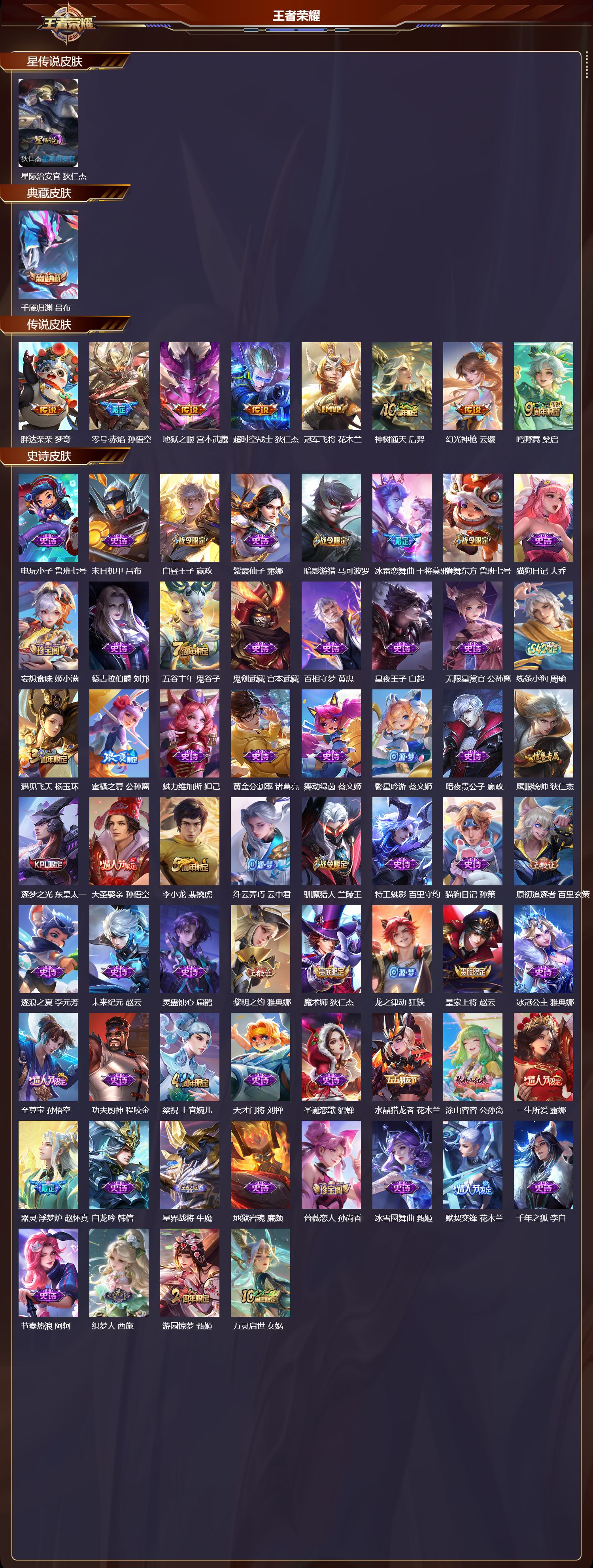 WZQM4162079王者荣耀账号详情图3