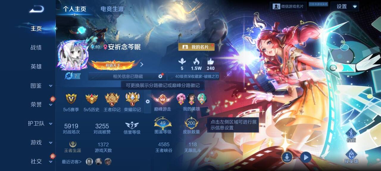 WZCMW4161040王者荣耀账号详情图2