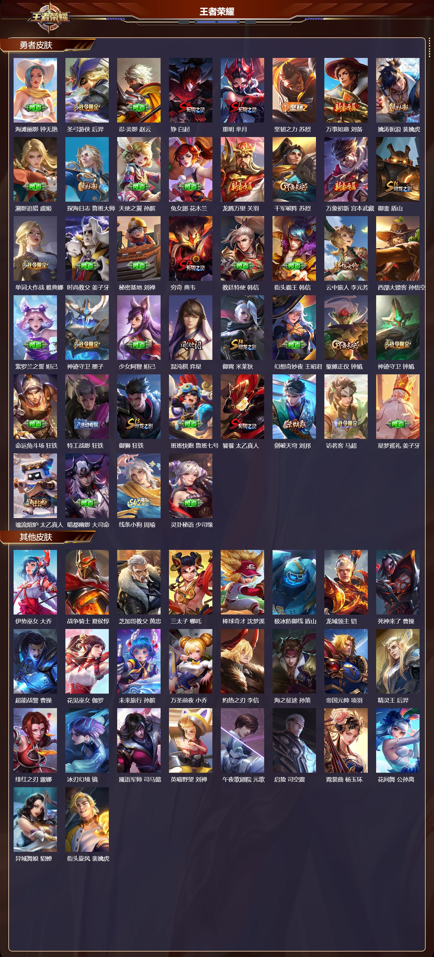 WZQM4161870王者荣耀账号详情图5