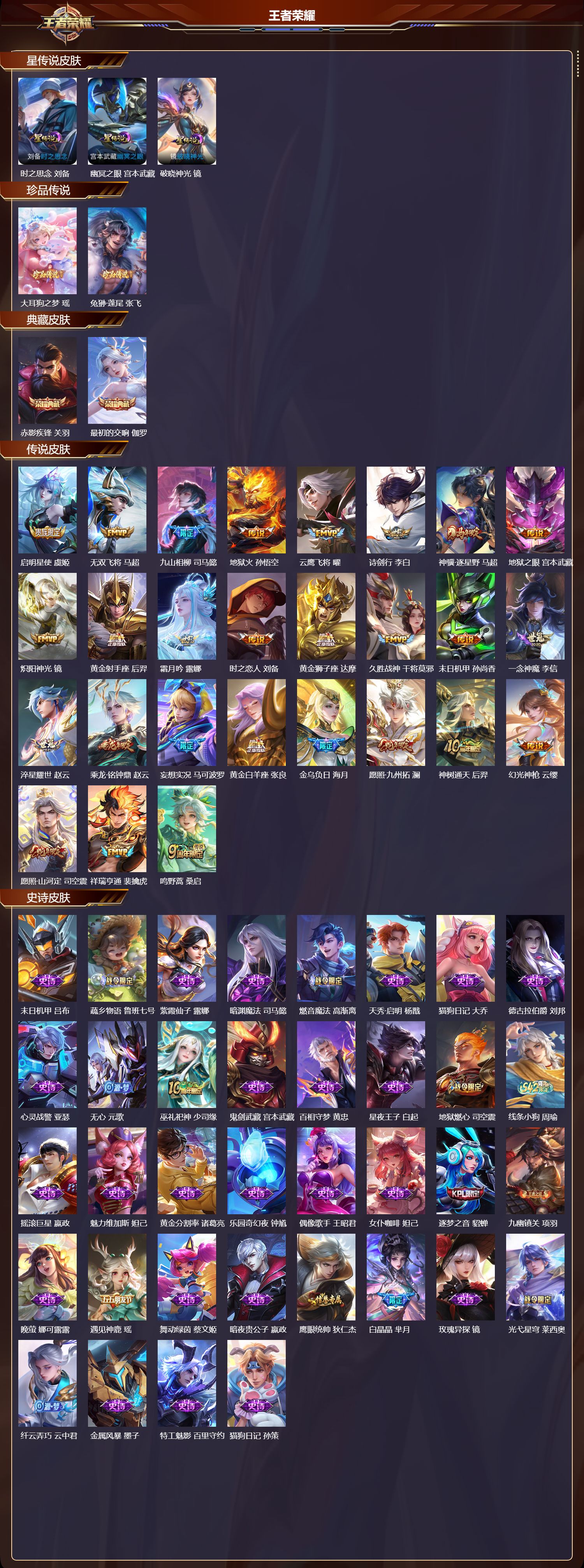 WZQM4162328王者荣耀账号详情图3