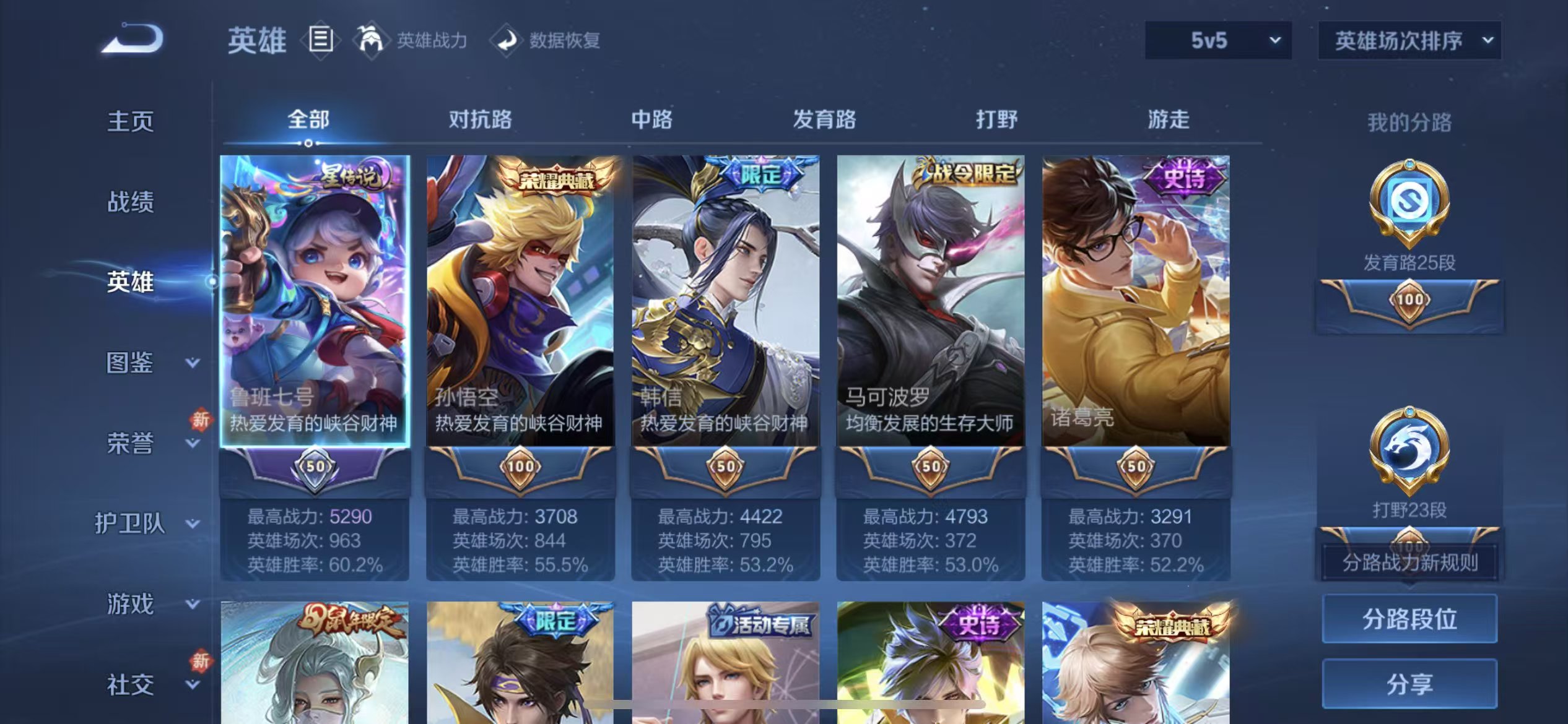 WZCMW4161291王者荣耀账号详情图4