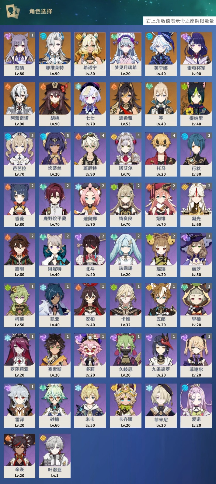 YSMK42269原神账号详情图3