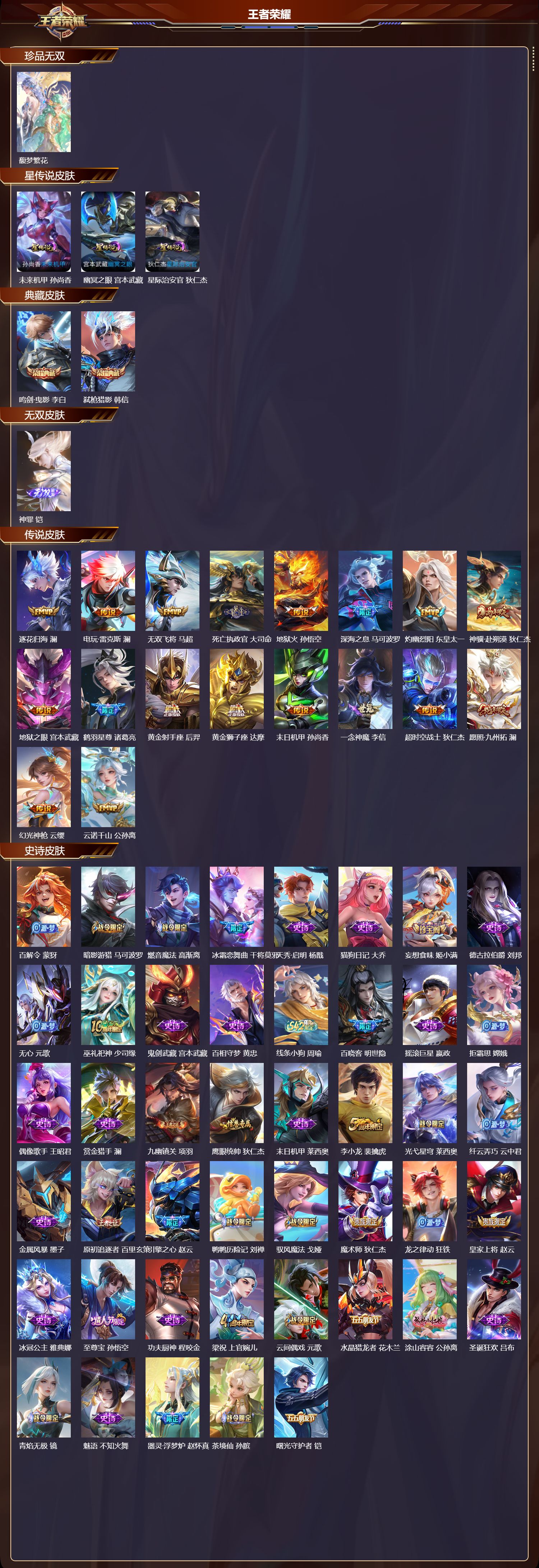 WZQM4162078王者荣耀账号详情图3