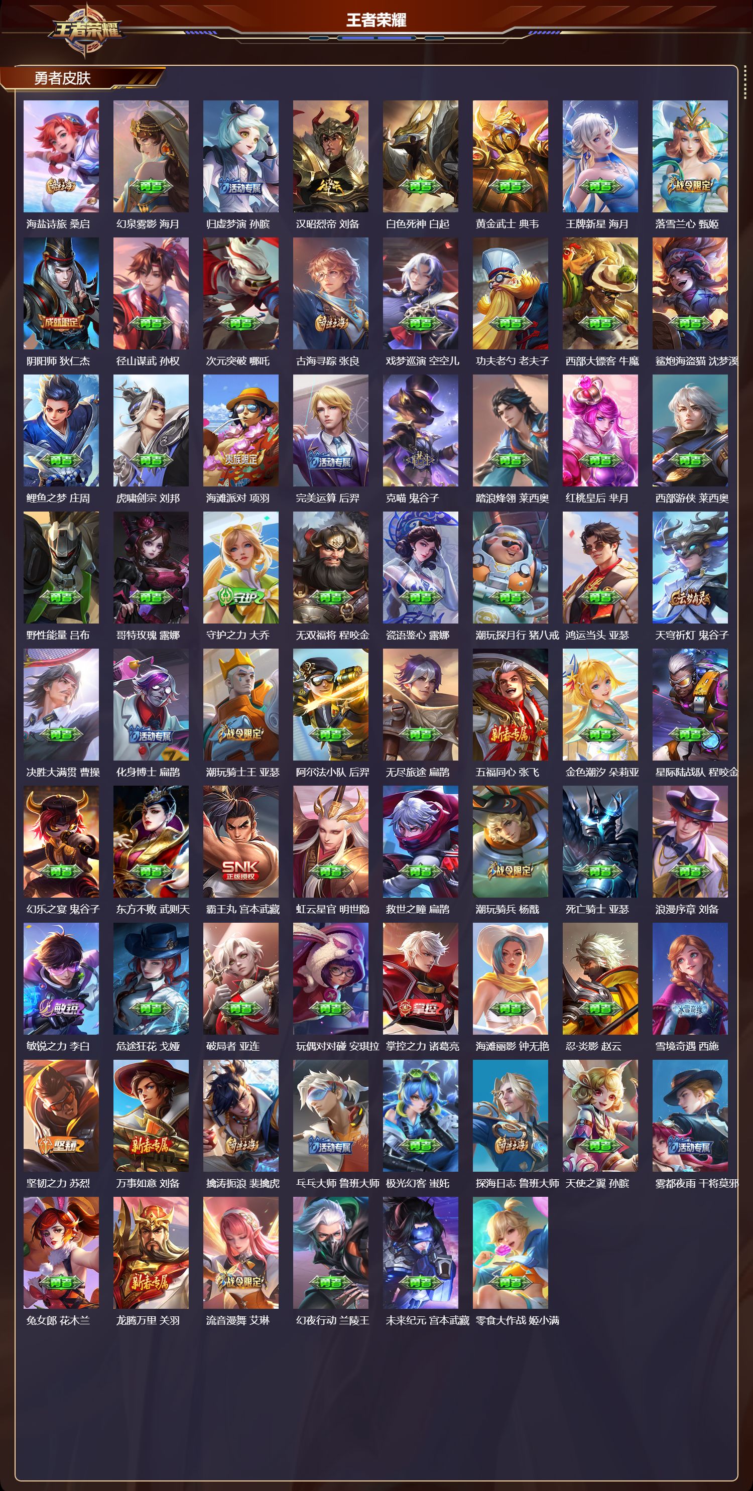 WZMK4162150王者荣耀账号详情图6