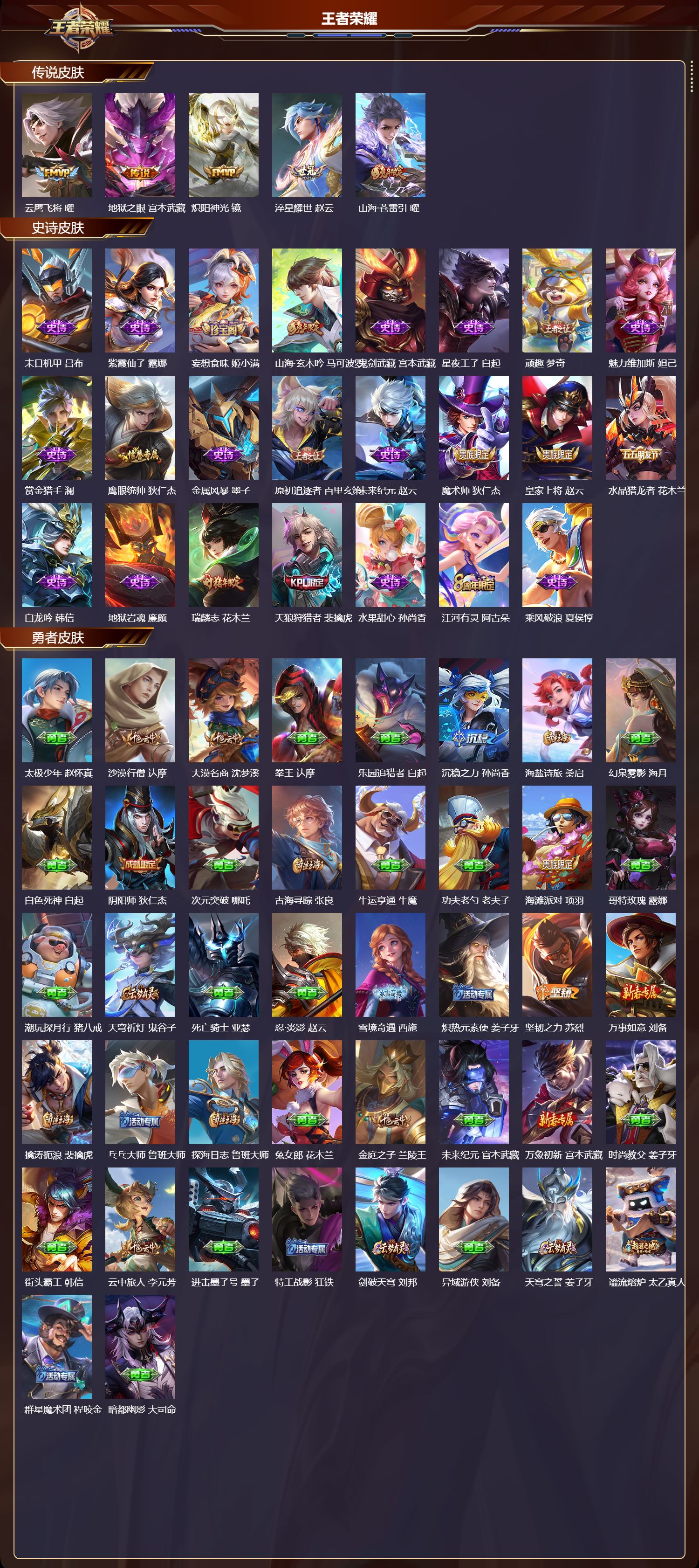 WZCMW4160670王者荣耀账号详情图8