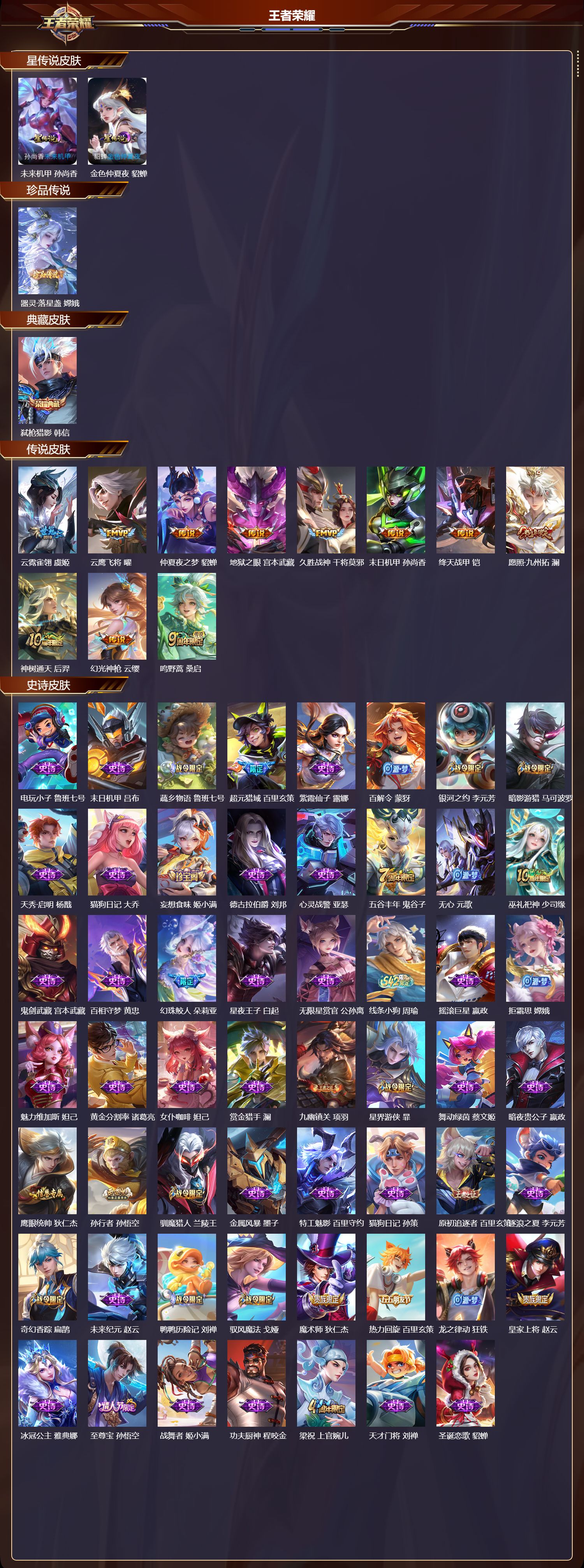 WZQM4162182王者荣耀账号详情图3