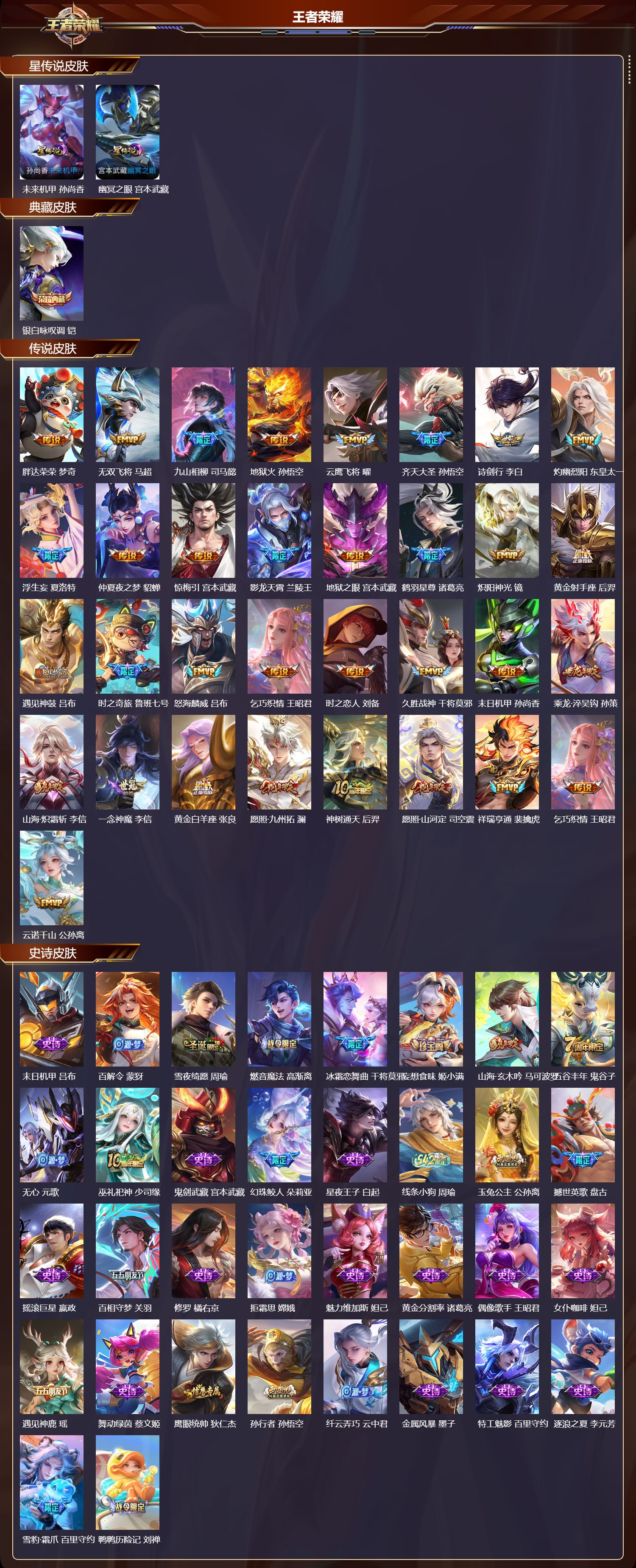 WZQM4162075王者荣耀账号详情图3