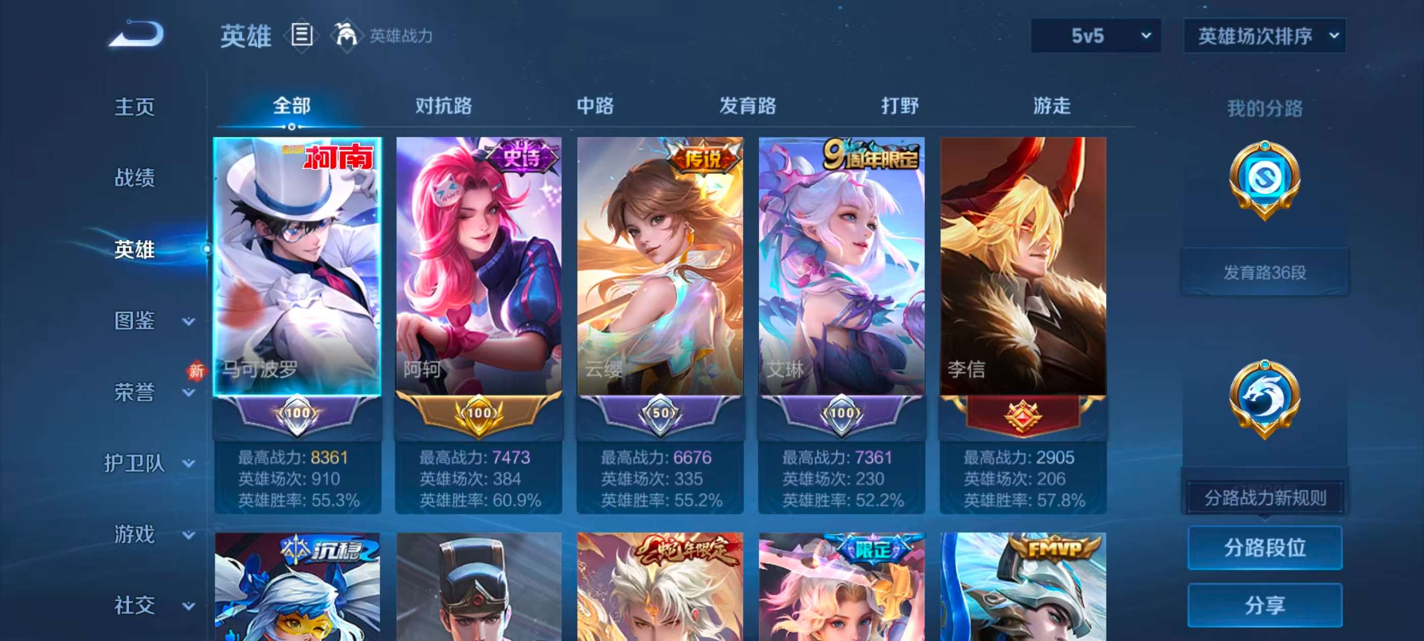 WZCMW4161064王者荣耀账号详情图3