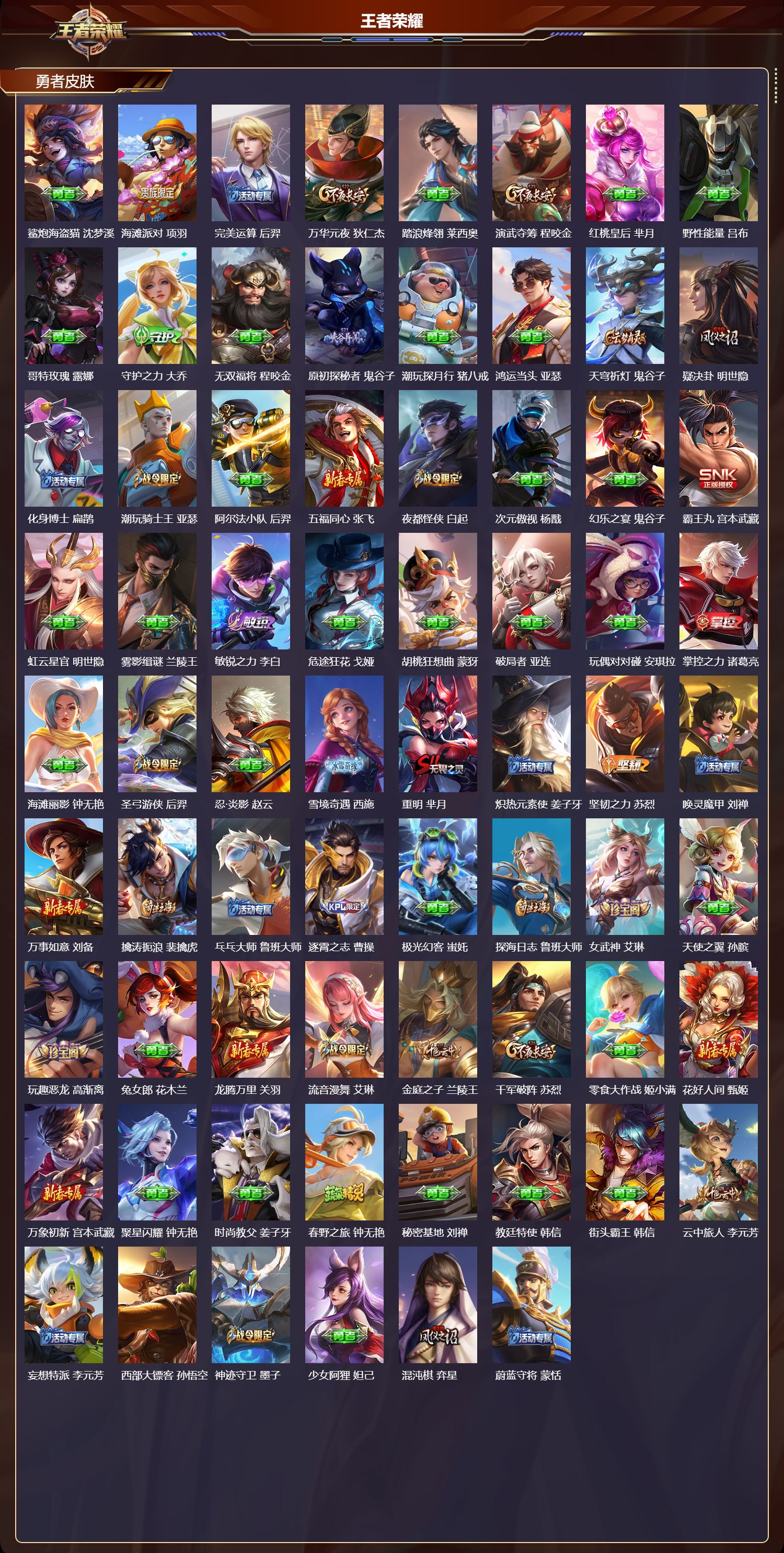 WZQM4162327王者荣耀账号详情图5